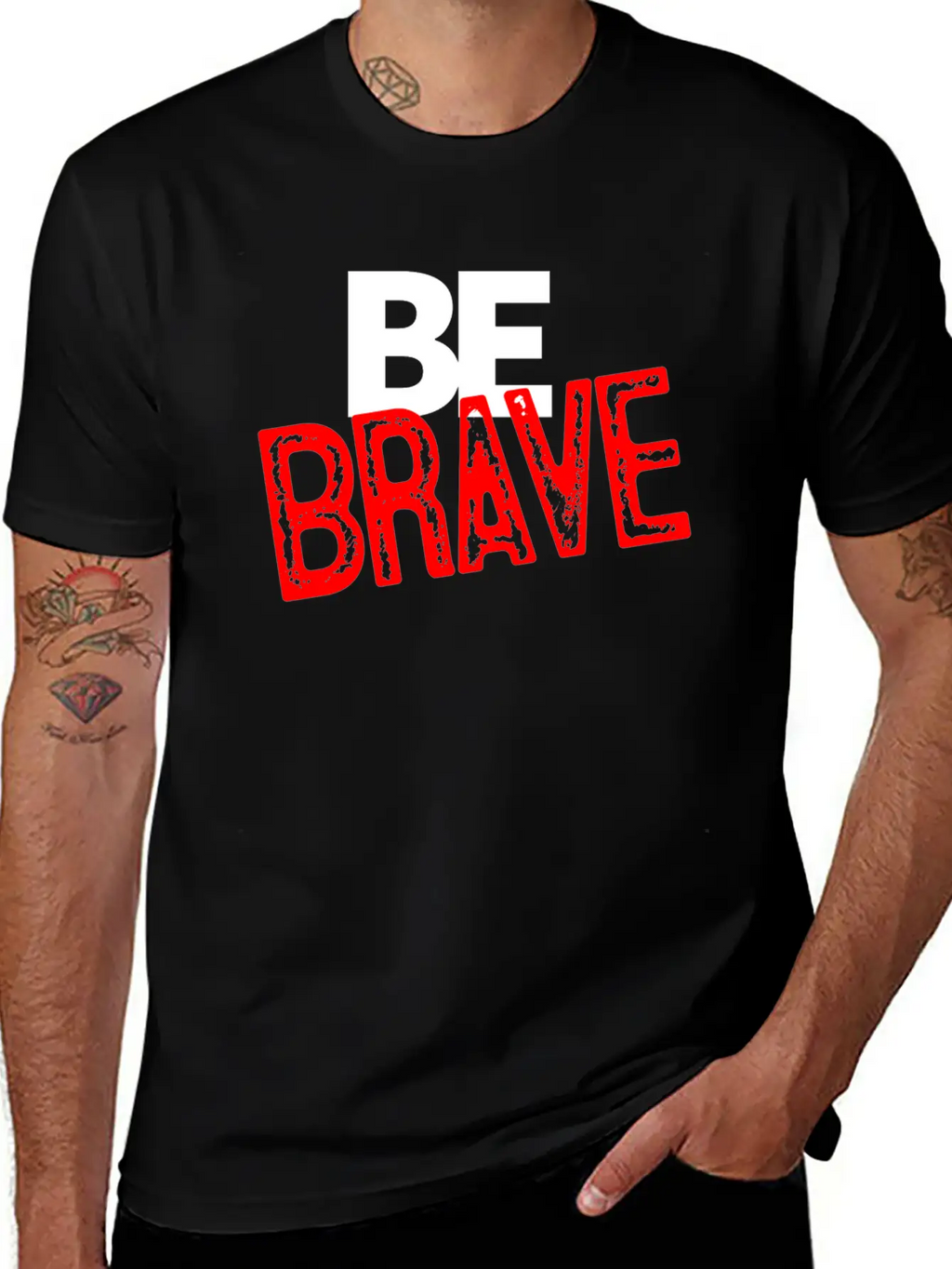 Be Brave Courage Braveness Classic Cotton Tee – Unisex Comfort For Any Season