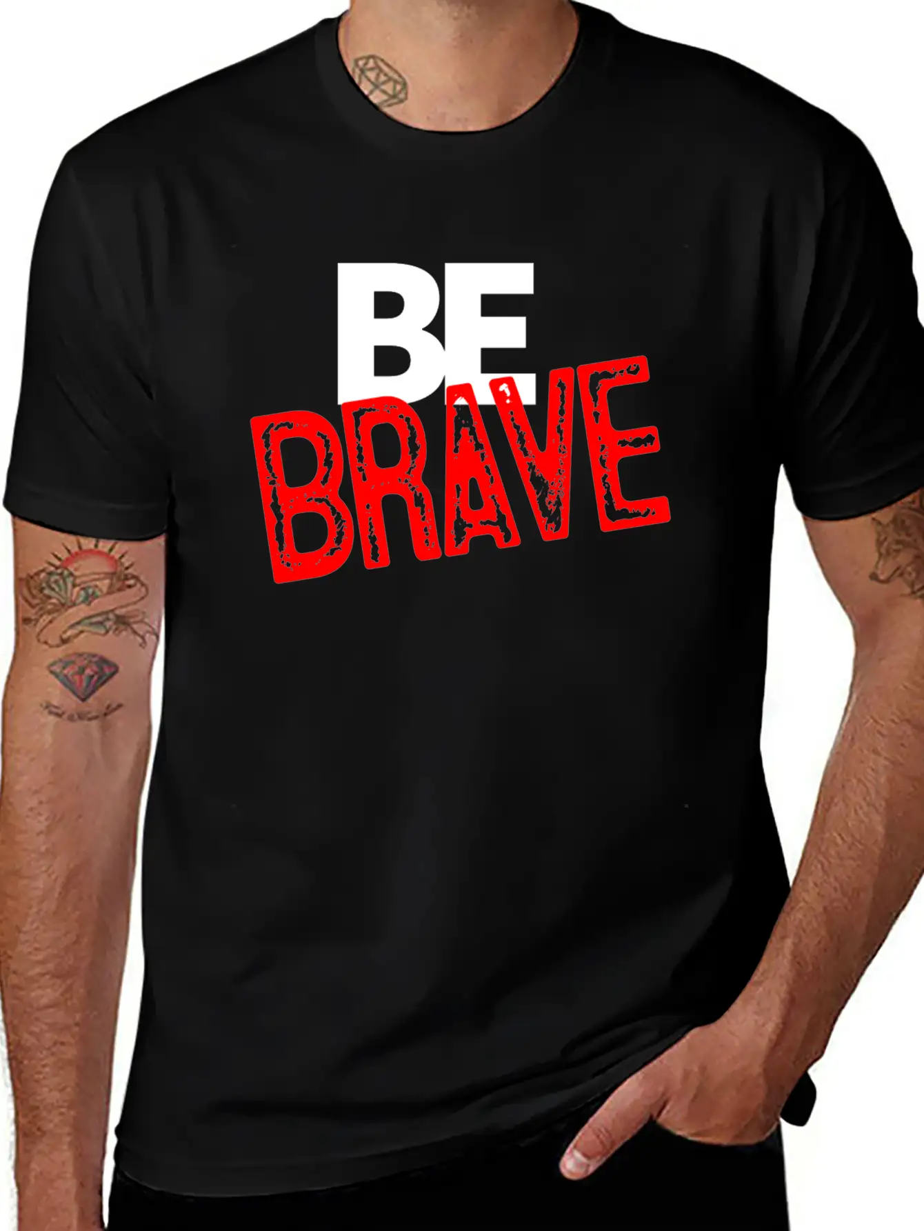 Be Brave Courage Braveness Classic Cotton Tee – Unisex Comfort For Any Season