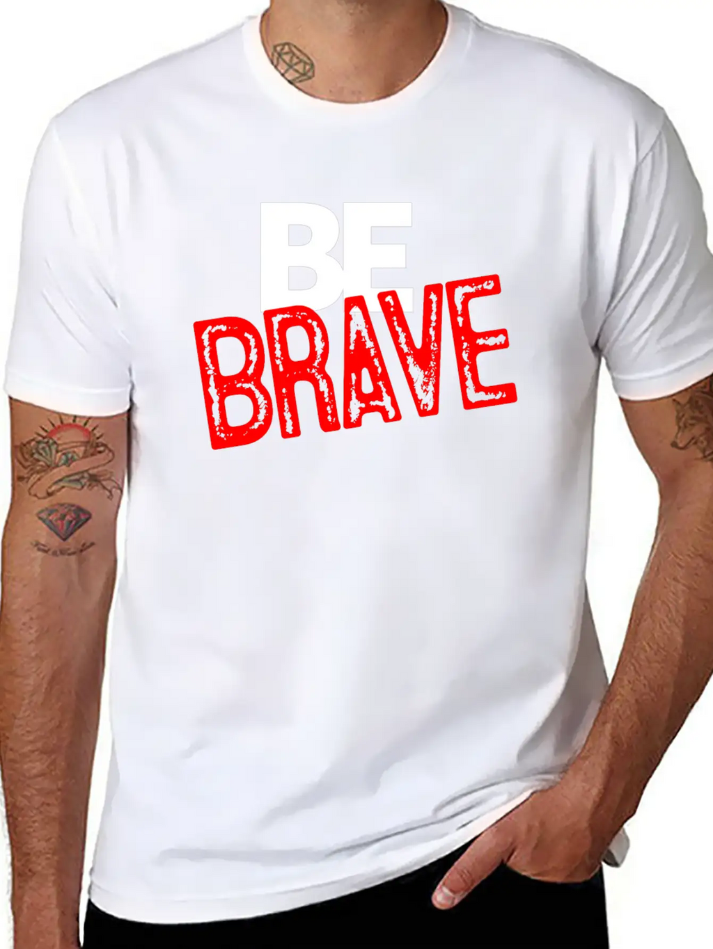 Be Brave Courage Braveness Classic Cotton Tee – Unisex Comfort For Any Season