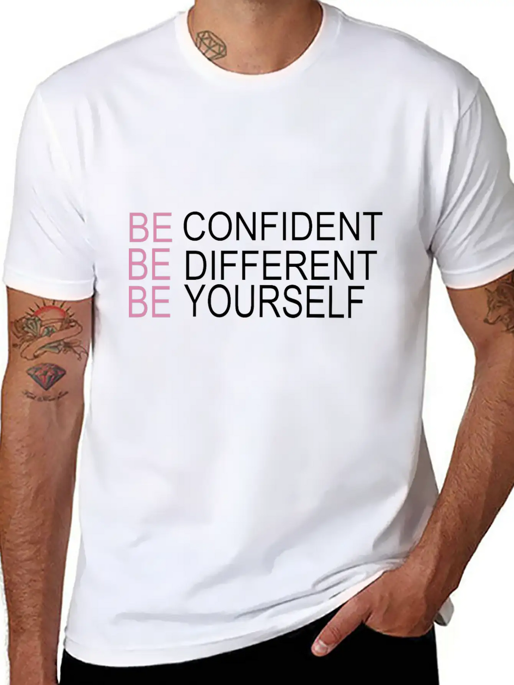 Be Confident Relaxed Everyday Tee – Lightweight And Durable Cotton