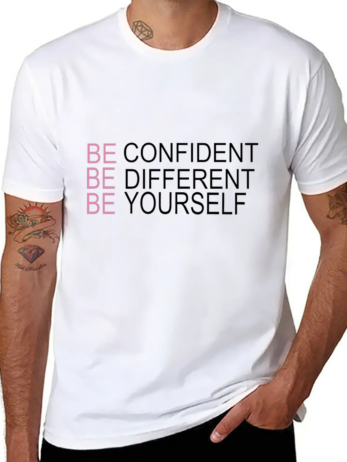 Be Confident Relaxed Everyday Tee – Lightweight And Durable Cotton