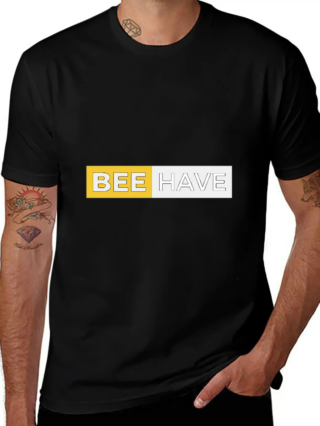 BE Design With Strong Statement Classic Cotton Tee – Unisex Comfort For Any Season