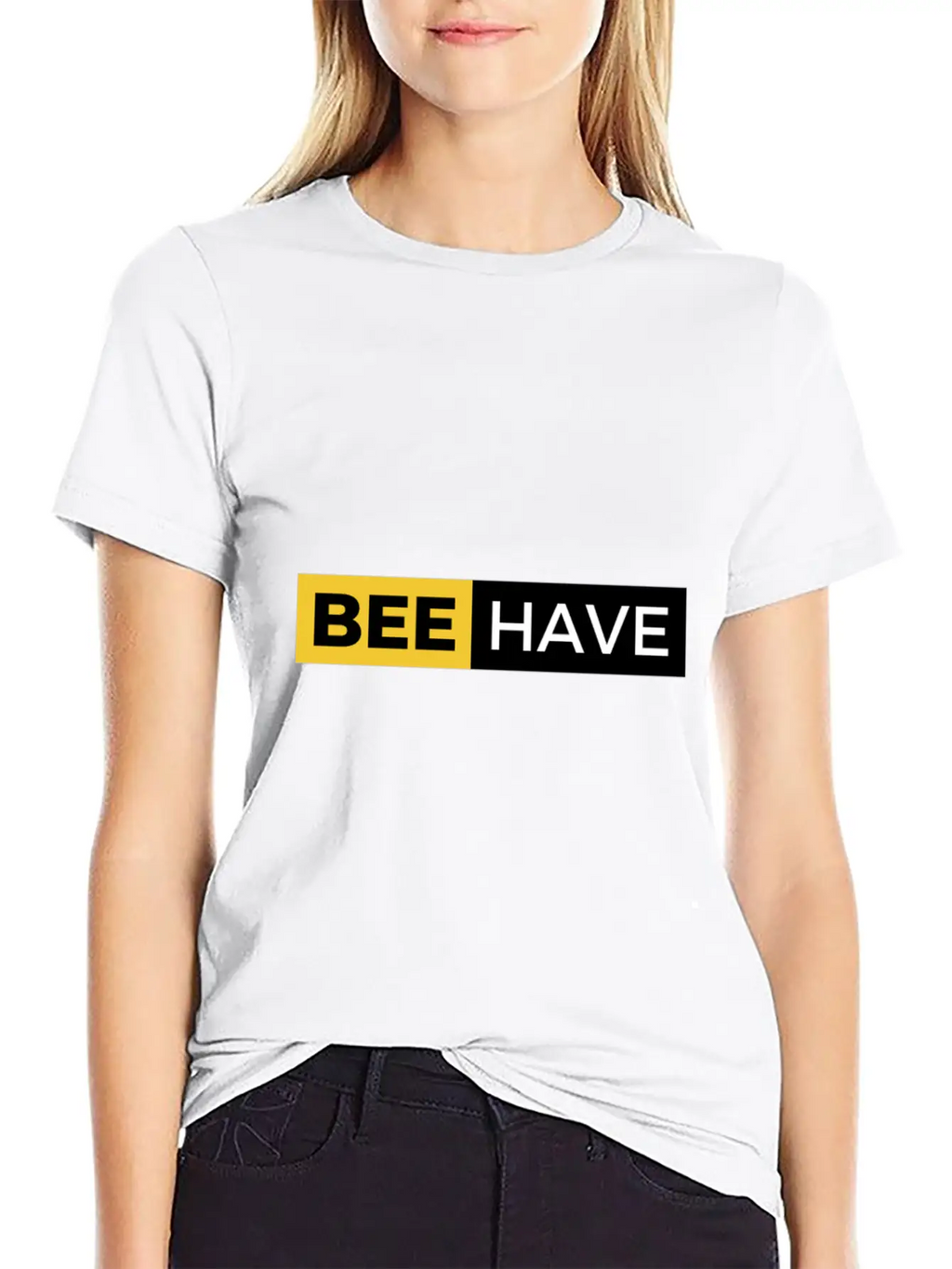 BE Design With Strong Statement Classic Cotton Tee – Unisex Comfort For Any Season