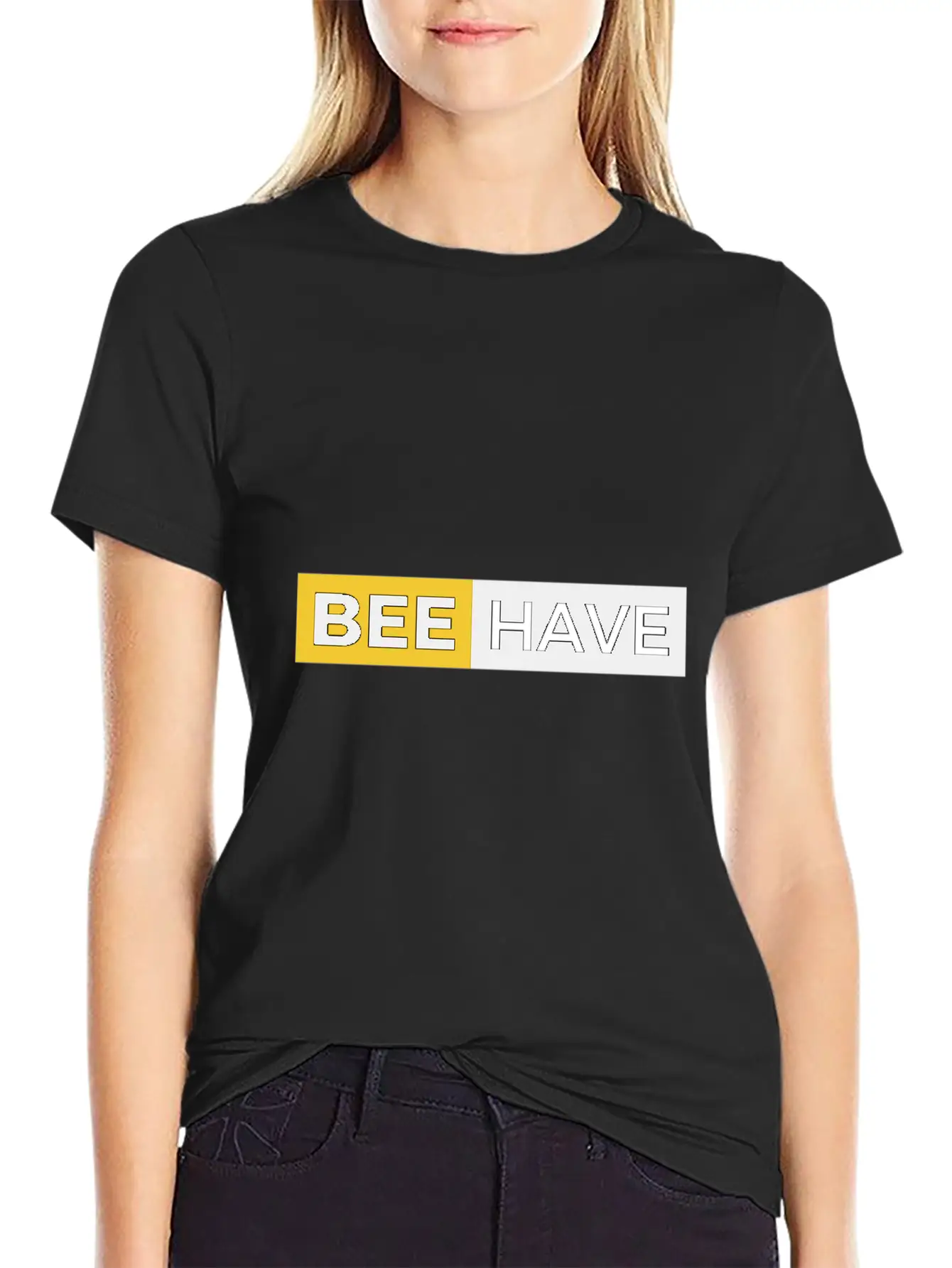BE Design With Strong Statement Classic Cotton Tee – Unisex Comfort For Any Season