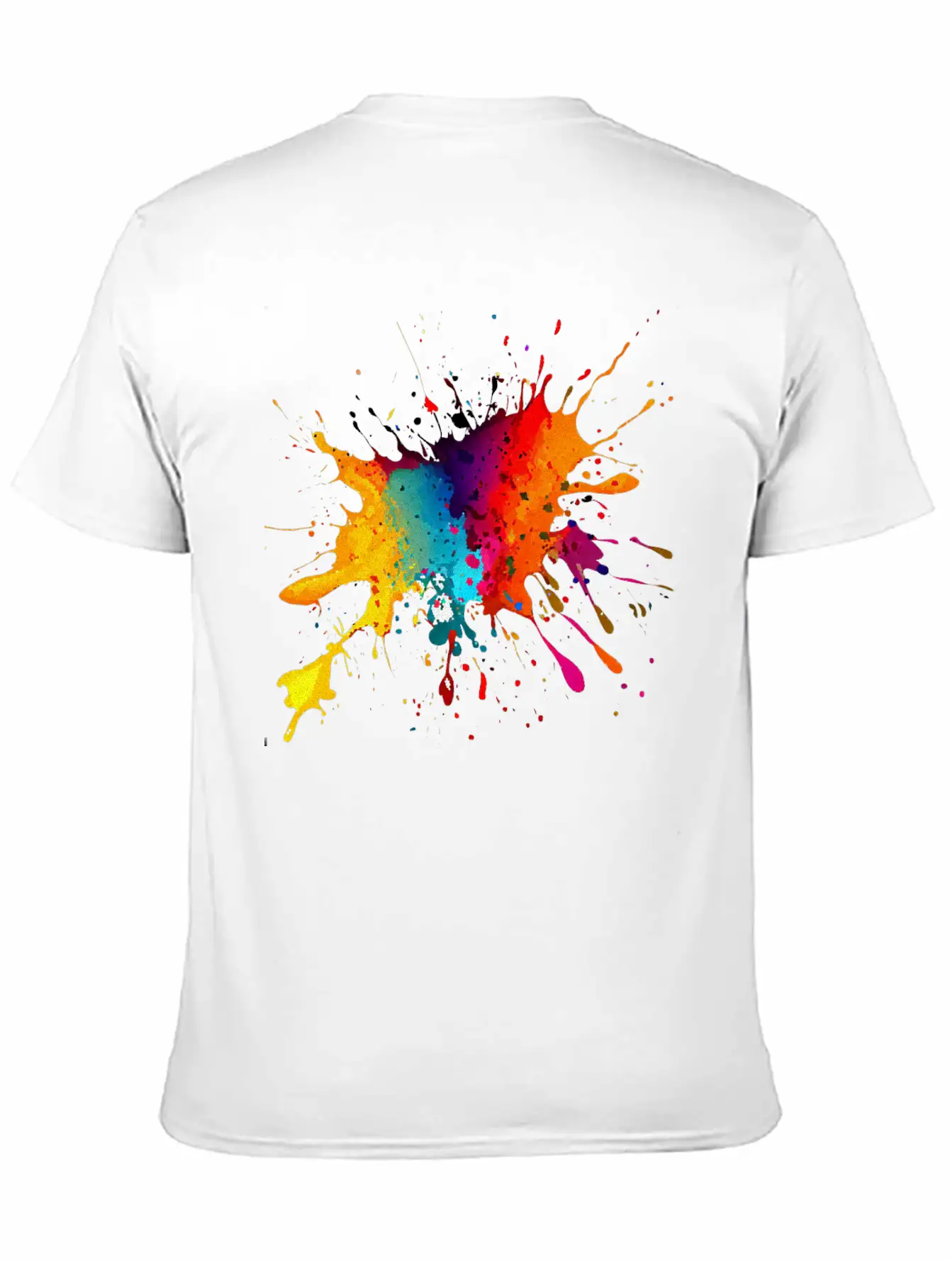 BE DIFFERENT! PAINT SPLASH ABSTRACT SPLATTER FUNKY Timeless Short Sleeve Tee – Comfy And Minimalist Design