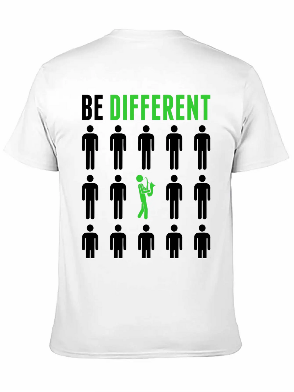Be Different Saxophone Player Musician Tshirt Breathable Graphic T-Shirt – Perfect For Casual Days