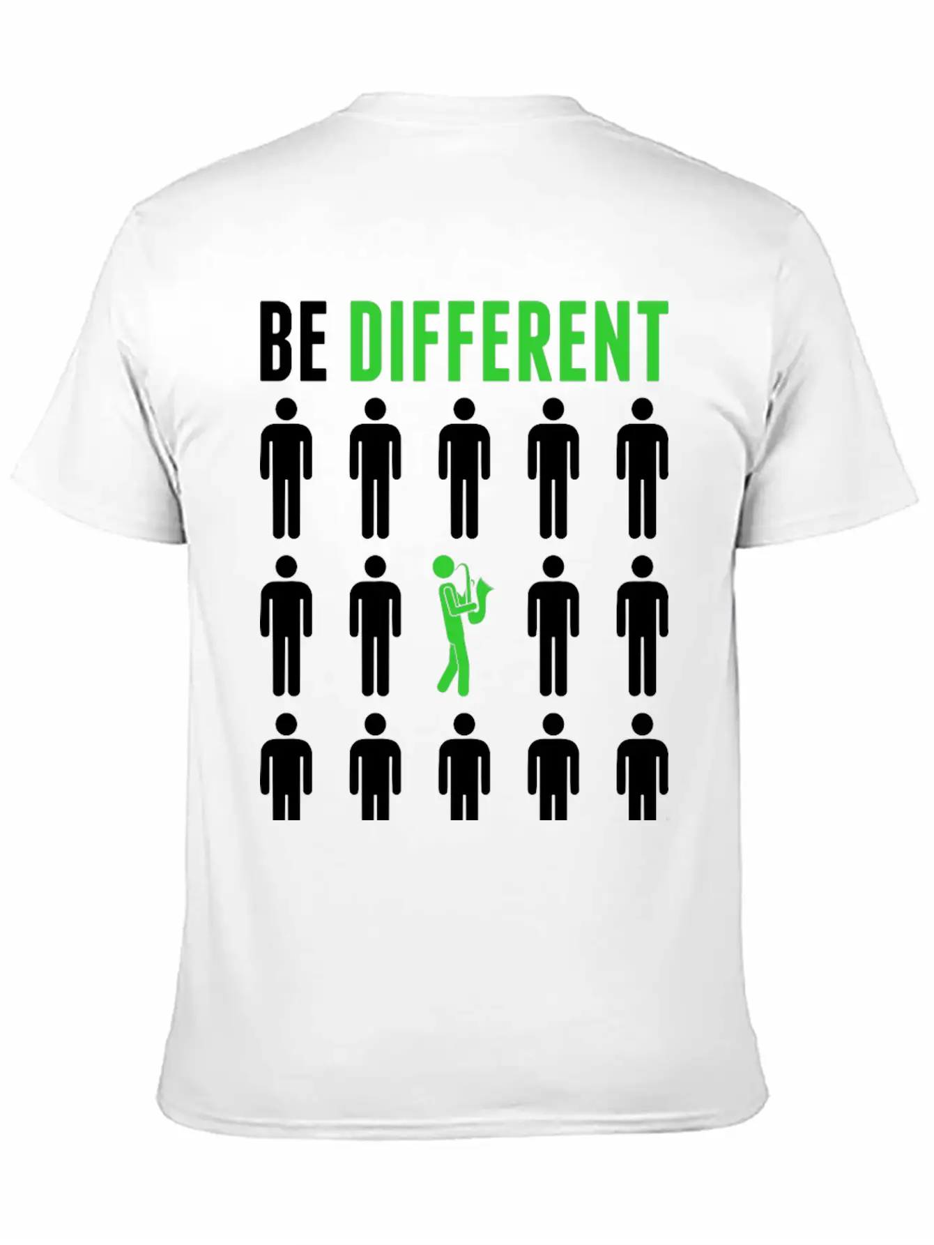 Be Different Saxophone Player Musician Tshirt Breathable Graphic T-Shirt – Perfect For Casual Days