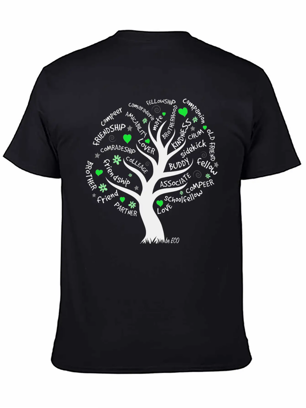 Be ECO Tree Timeless Short Sleeve Tee – Comfy And Minimalist Design