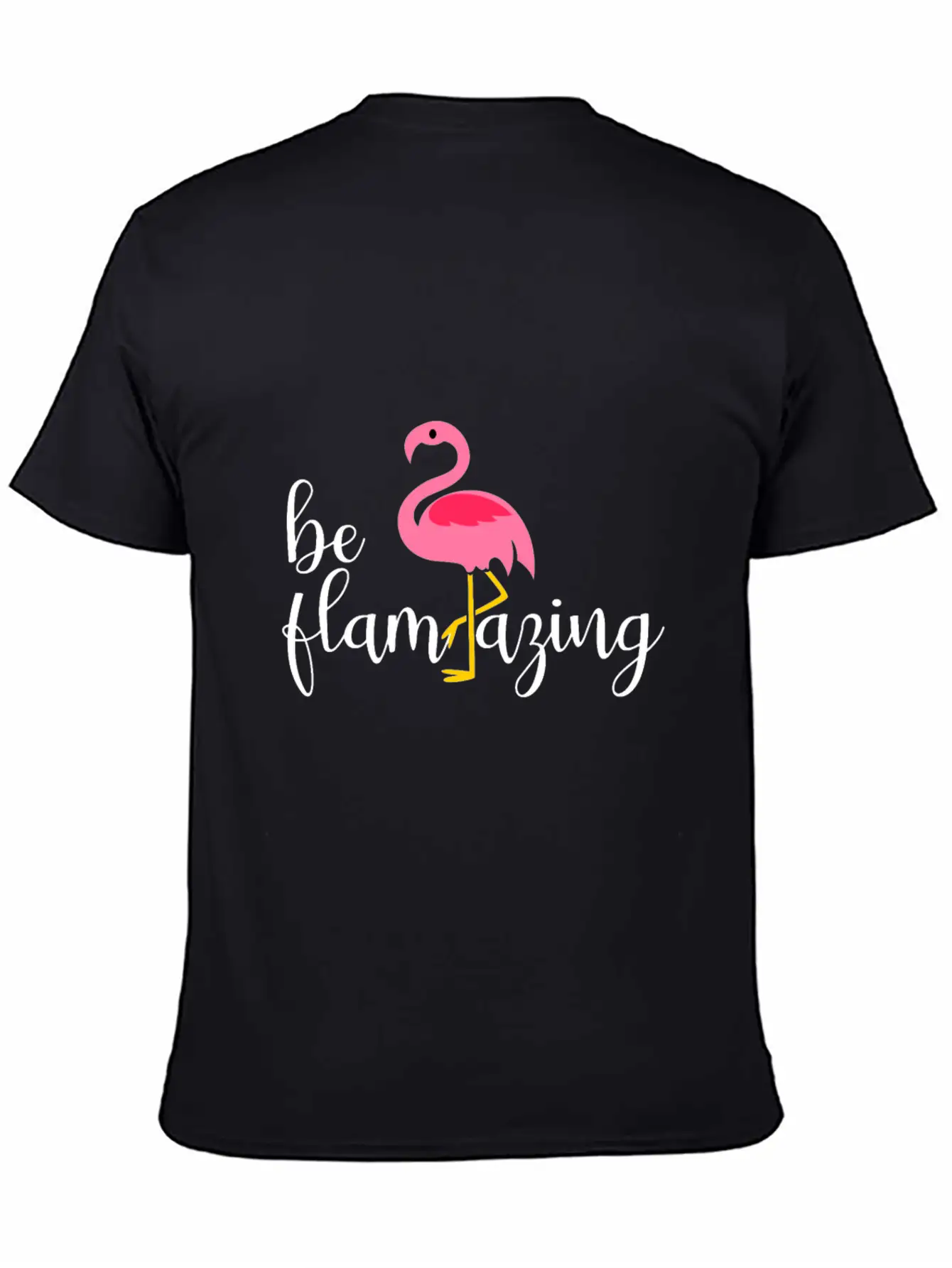 Be Flamazing Flamingo Breathable Soft Cotton T-Shirt – Timeless Casual Look