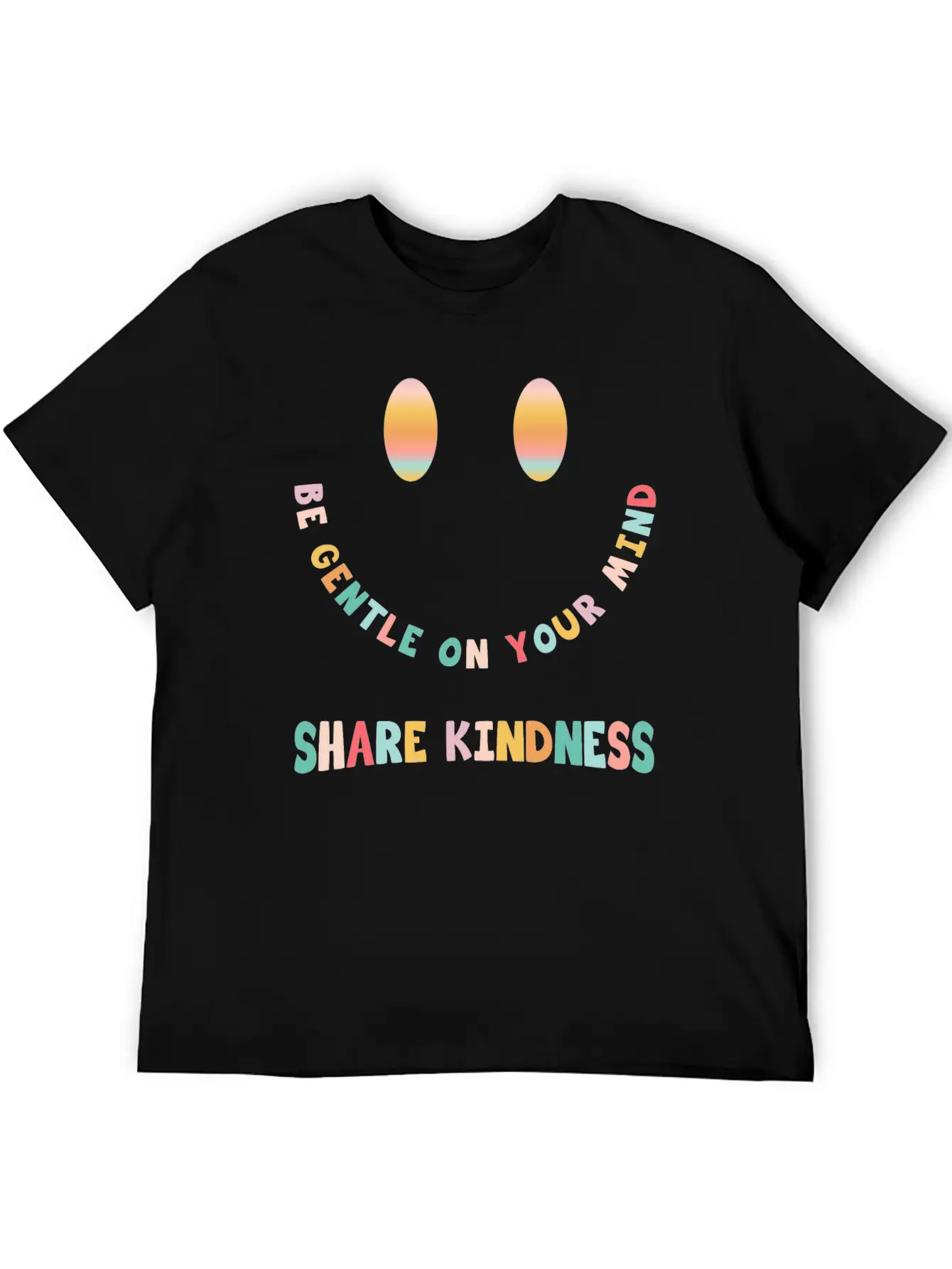 Be Gentle On Your Mind Share Kindness Classic Cotton Tee – Unisex Comfort For Any Season