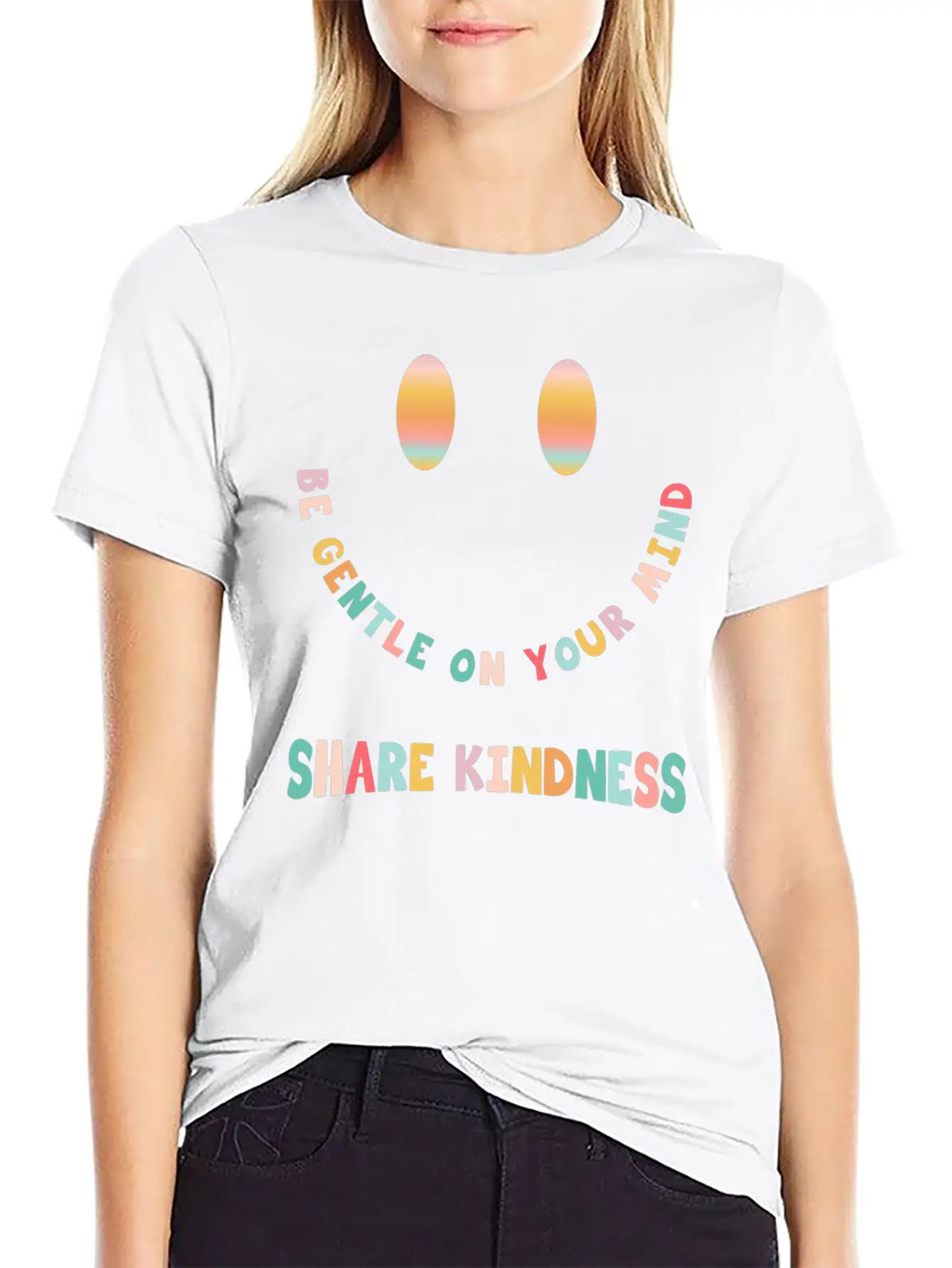 Be Gentle On Your Mind Share Kindness Classic Cotton Tee – Unisex Comfort For Any Season