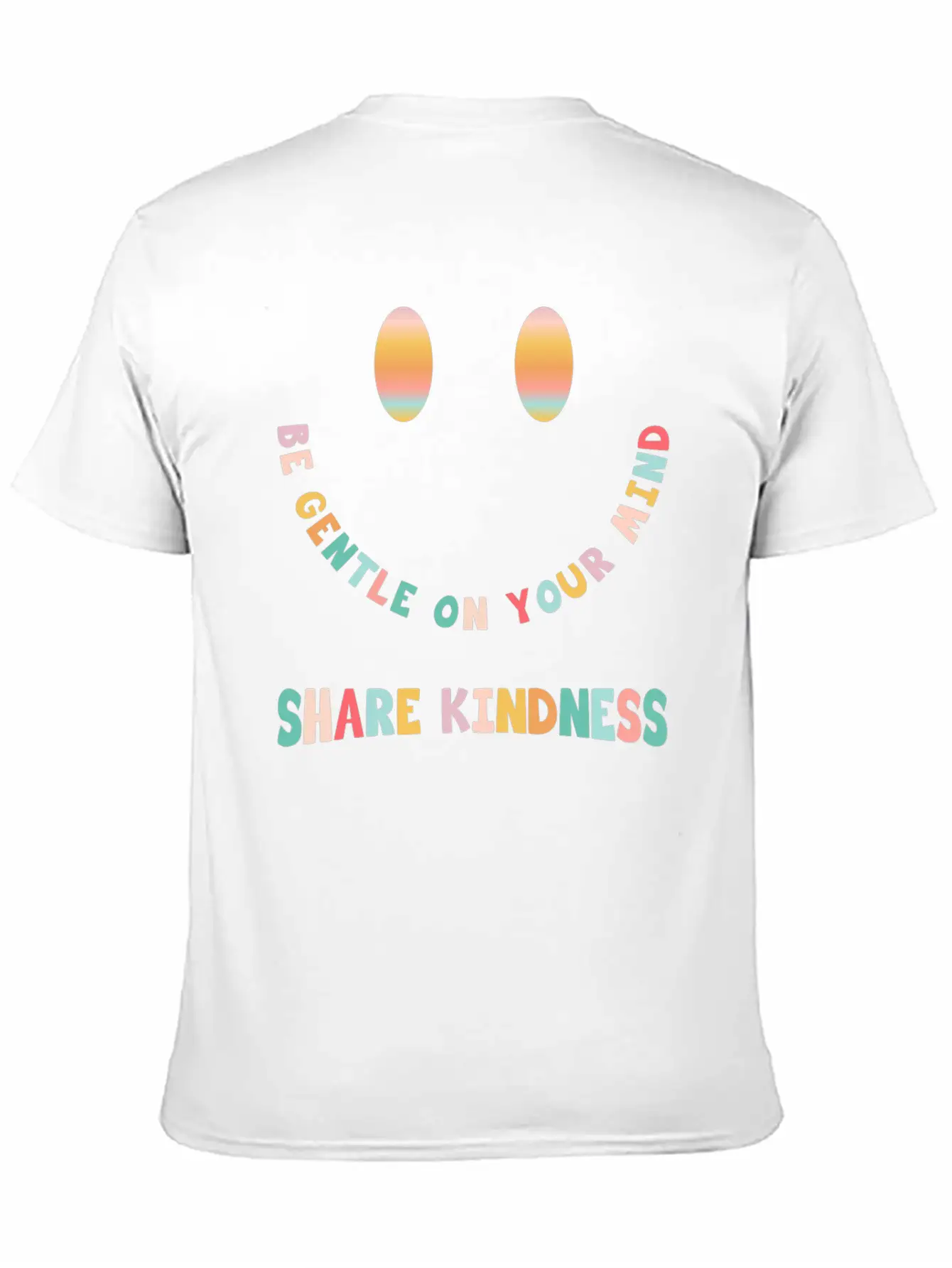 Be Gentle On Your Mind Share Kindness Classic Cotton Tee – Unisex Comfort For Any Season