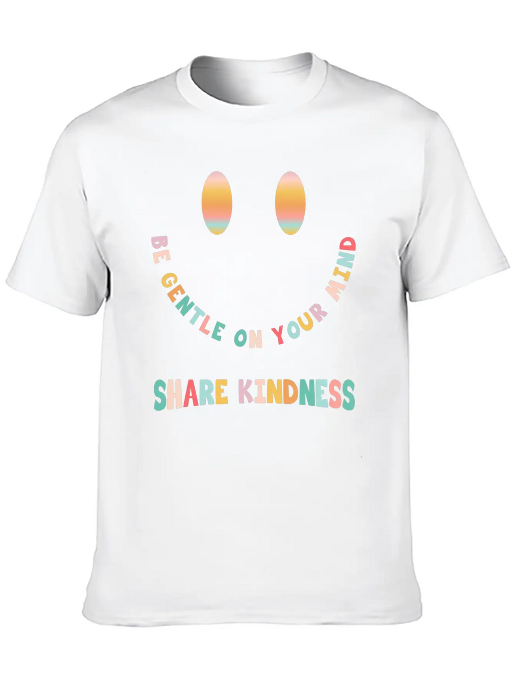 Be Gentle On Your Mind Share Kindness Classic Cotton Tee – Unisex Comfort For Any Season