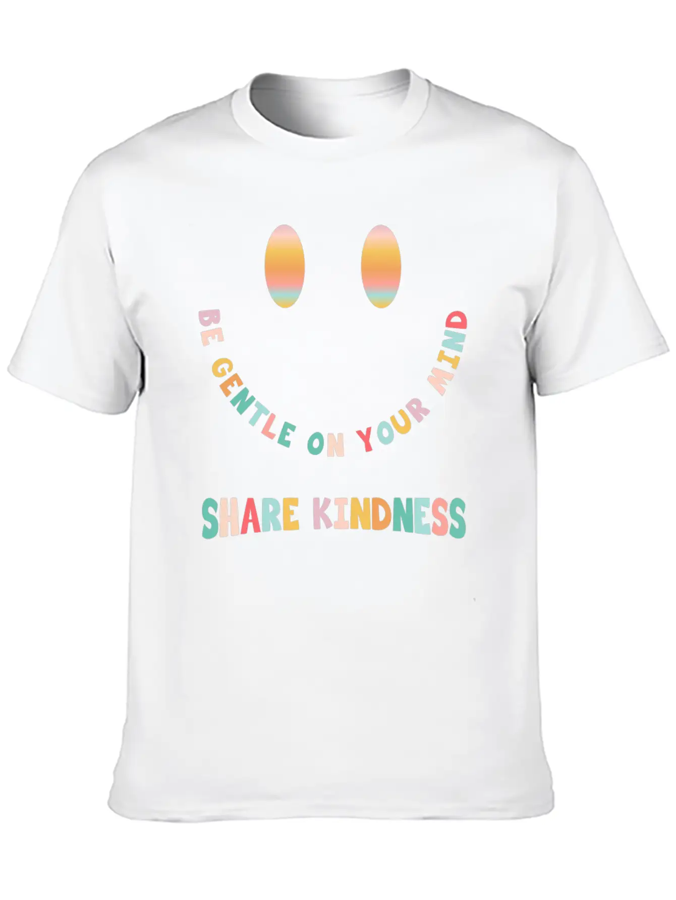 Be Gentle On Your Mind Share Kindness Classic Cotton Tee – Unisex Comfort For Any Season