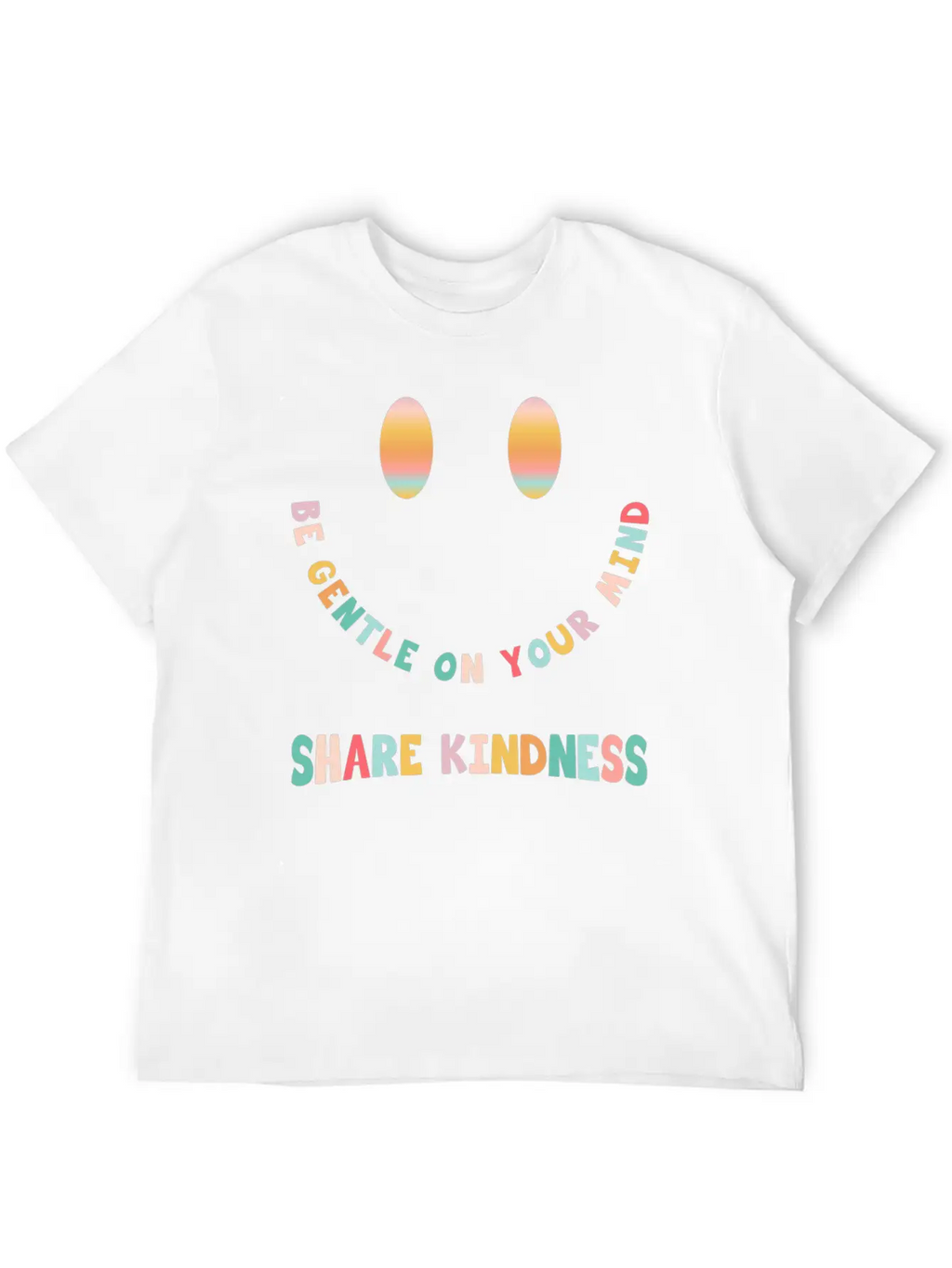 Be Gentle On Your Mind Share Kindness Classic Cotton Tee – Unisex Comfort For Any Season