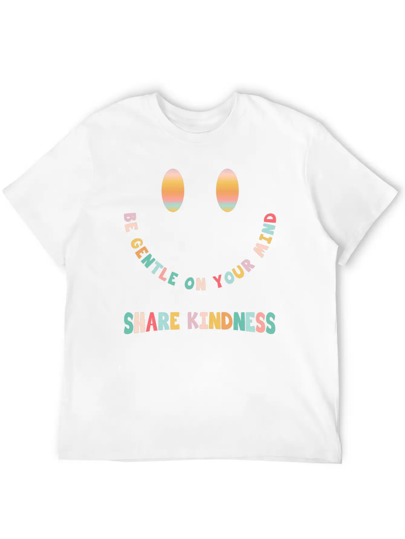 Be Gentle On Your Mind Share Kindness Classic Cotton Tee – Unisex Comfort For Any Season