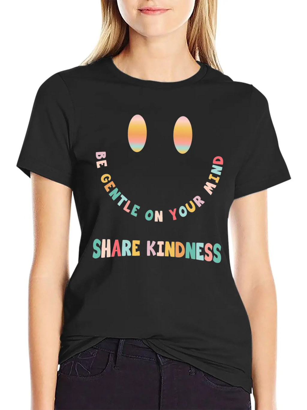 Be Gentle On Your Mind Share Kindness Classic Cotton Tee – Unisex Comfort For Any Season