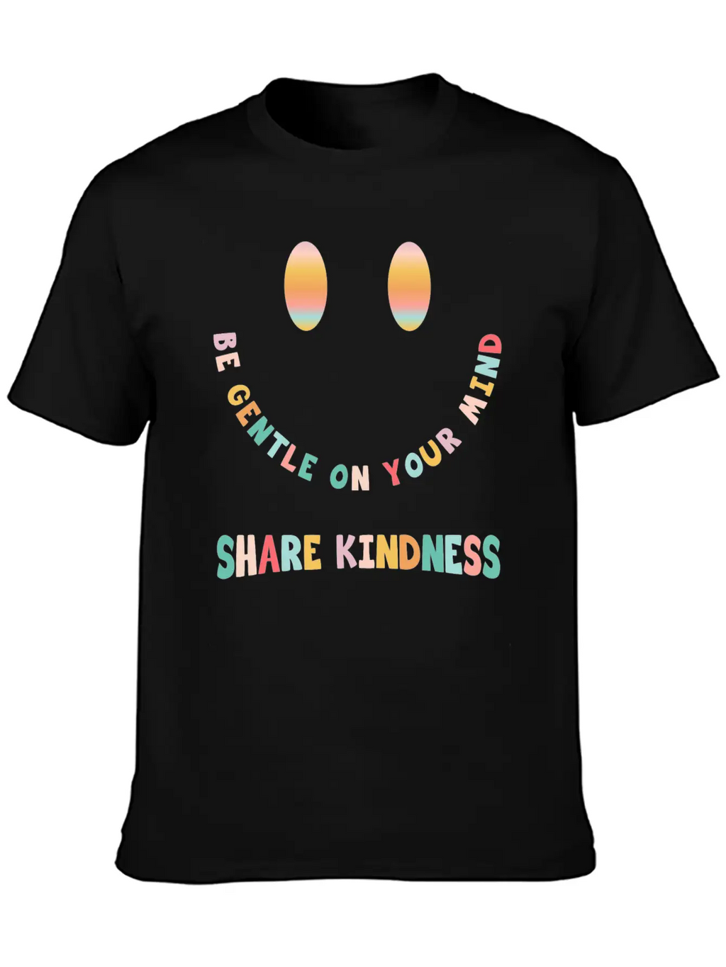 Be Gentle On Your Mind Share Kindness Classic Cotton Tee – Unisex Comfort For Any Season