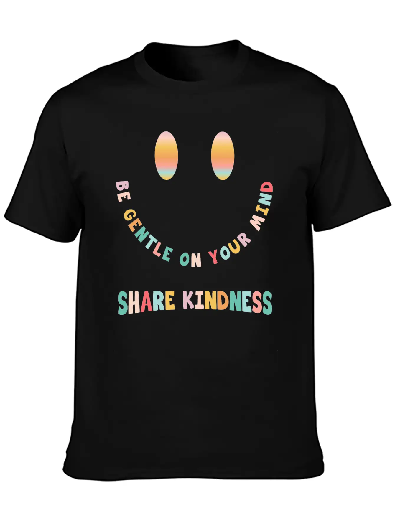 Be Gentle On Your Mind Share Kindness Classic Cotton Tee – Unisex Comfort For Any Season