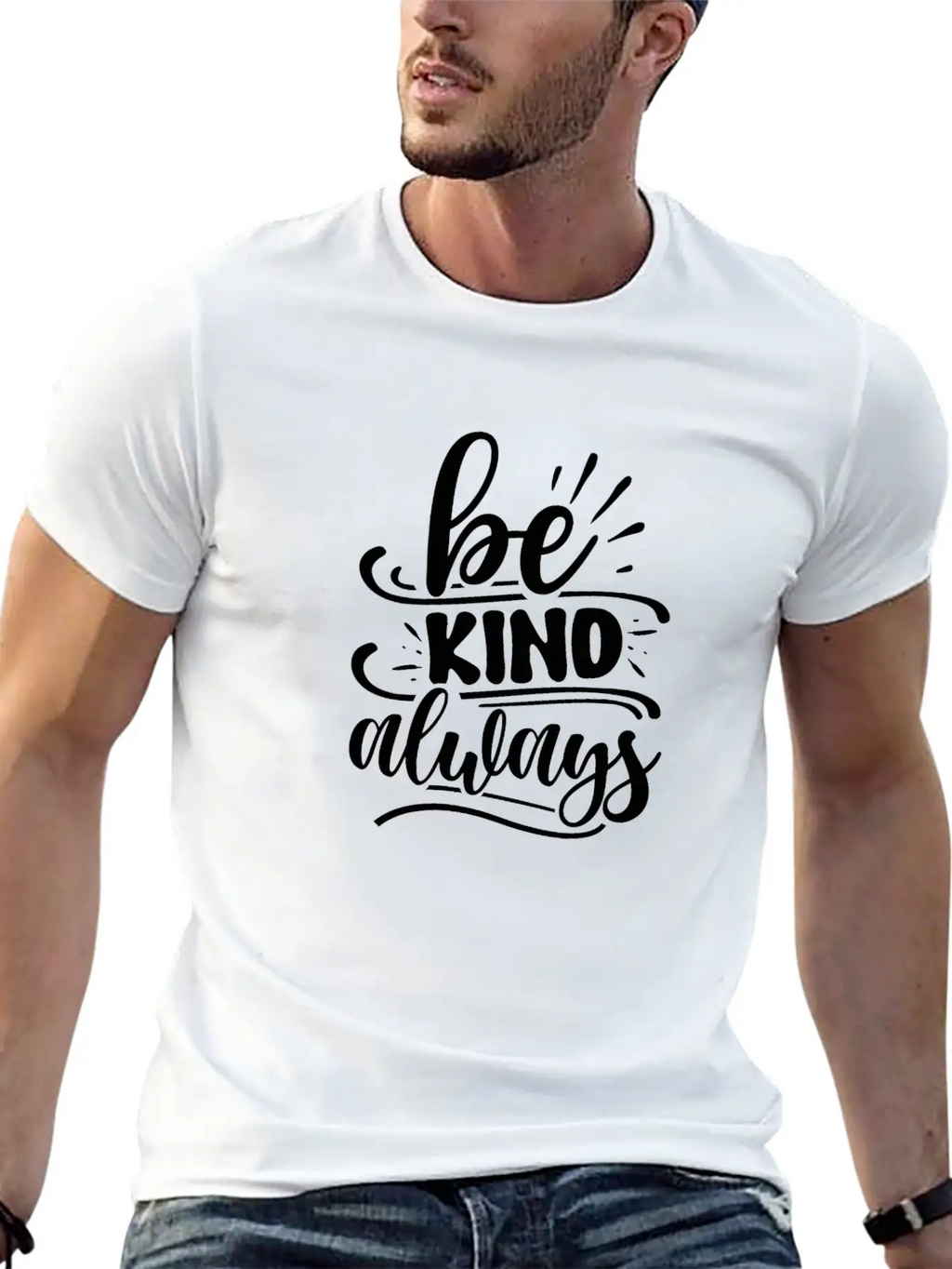 Be Kind Always Breathable Soft Cotton T-Shirt – Timeless Casual Look