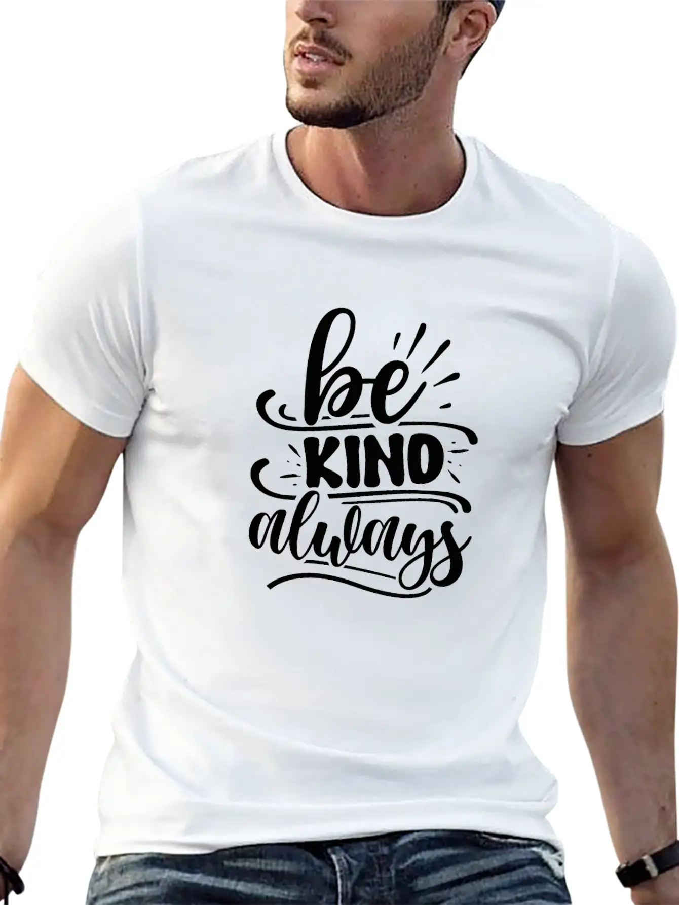 Be Kind Always Breathable Soft Cotton T-Shirt – Timeless Casual Look