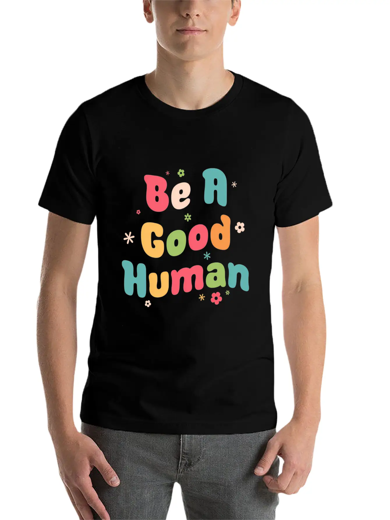 Be Kind Be A Hu Vintage Unisex Casual T-Shirt – Clean Design For Daily Comfort