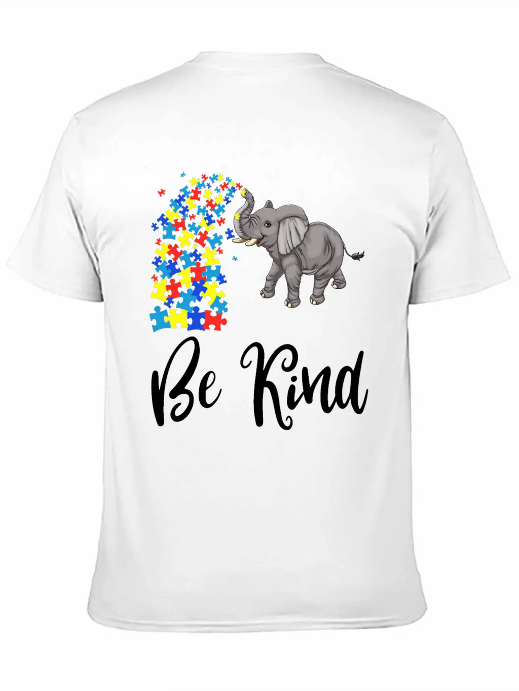 Be Kind Elephant Unisex Casual T-Shirt – Clean Design For Daily Comfort
