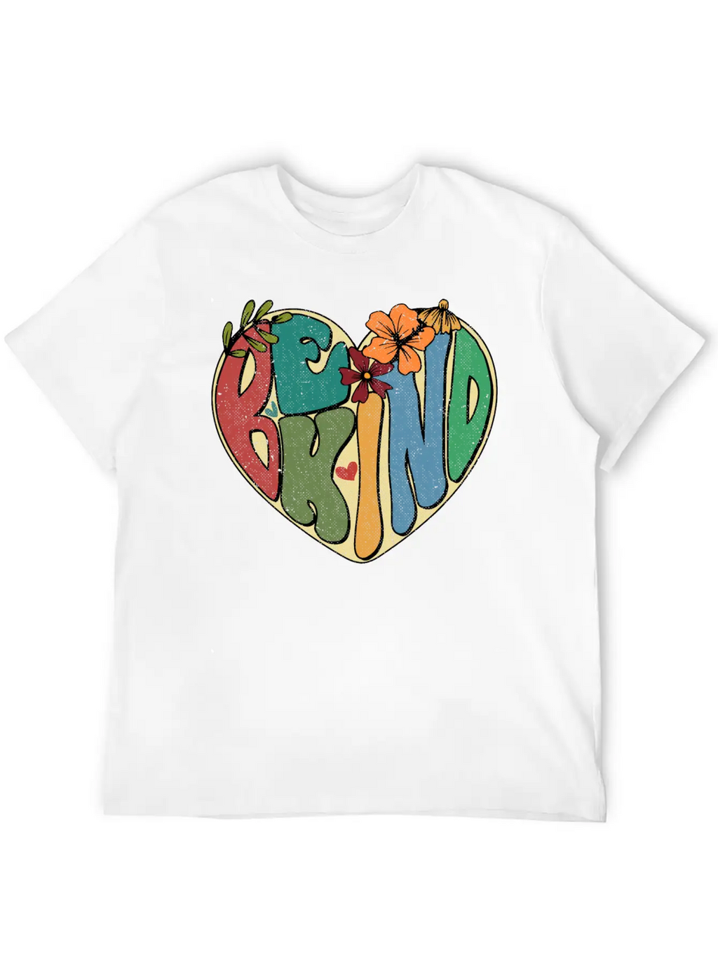 Be Kind Hippie Inspirational Kindness Autism Breathable Graphic T-Shirt – Perfect For Casual Days