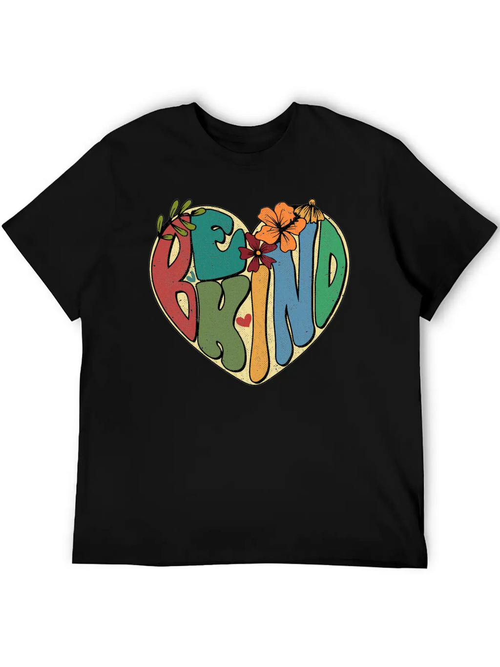 Be Kind Hippie Inspirational Kindness Autism Breathable Graphic T-Shirt – Perfect For Casual Days