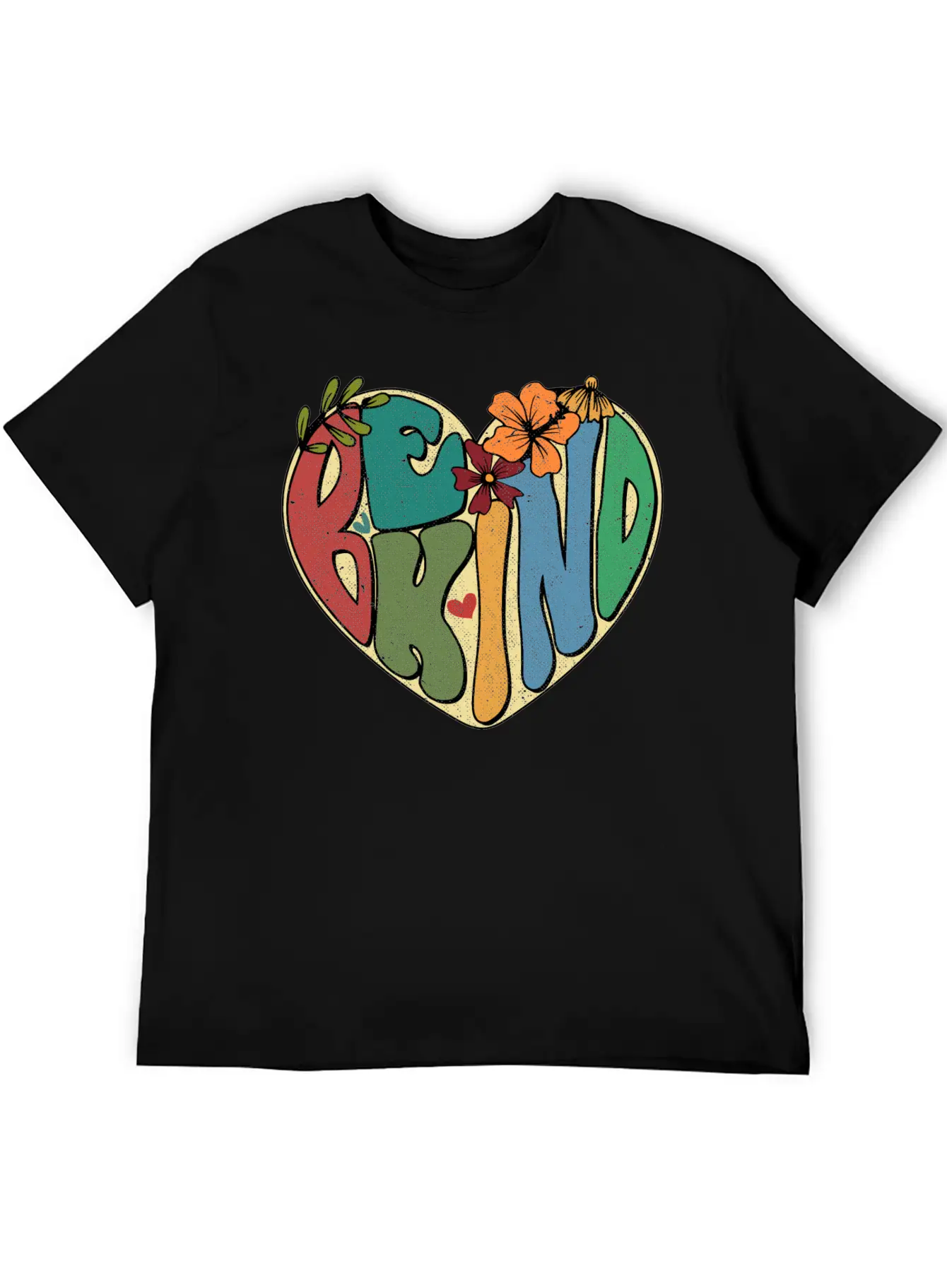 Be Kind Hippie Inspirational Kindness Autism Breathable Graphic T-Shirt – Perfect For Casual Days