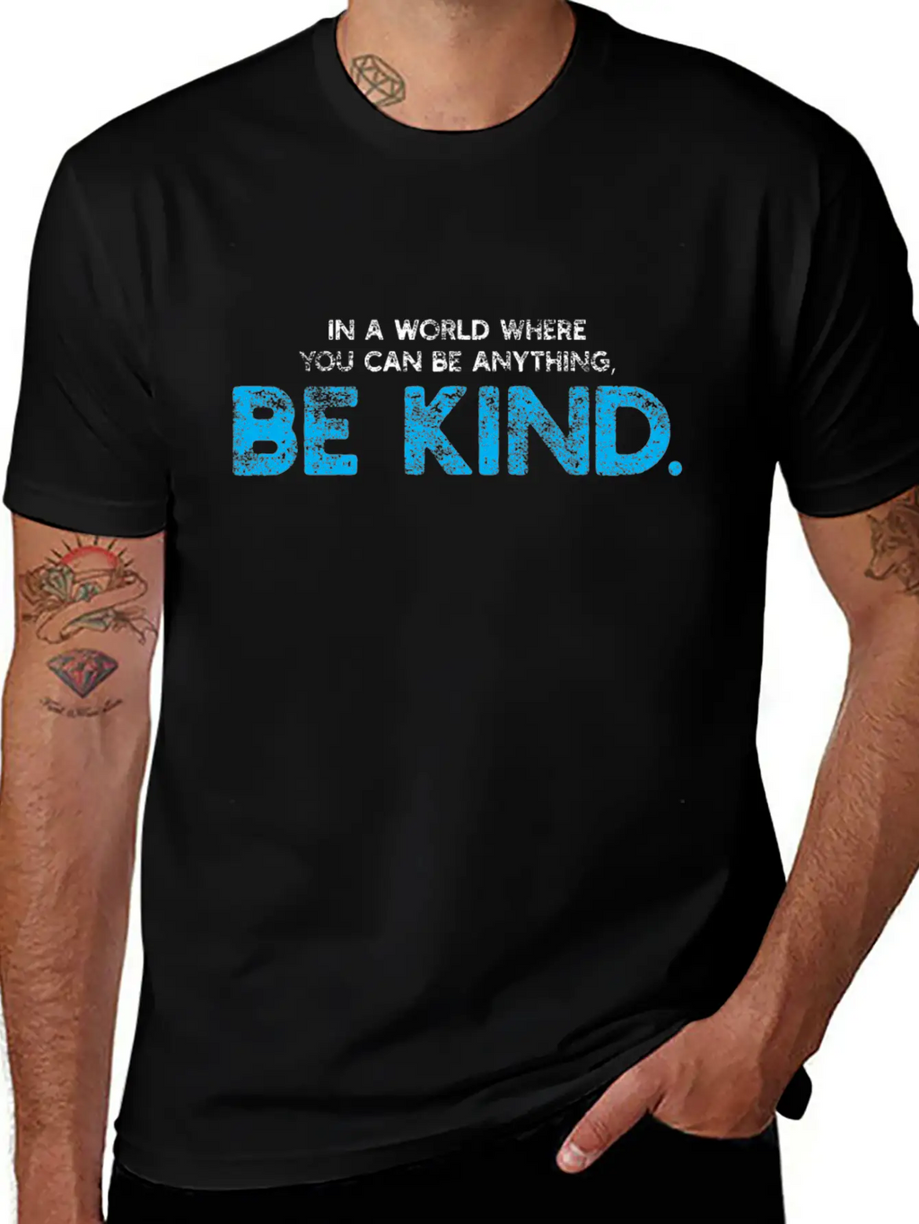 Be Kind Kindness Vintage Breathable Soft Cotton T-Shirt – Timeless Casual Look