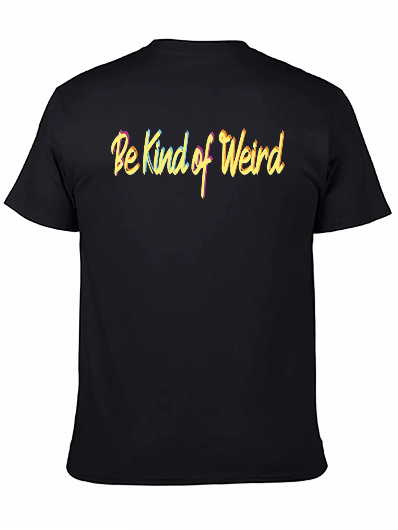 Be Kind Of Weird Vibes Only Breathable Soft Cotton T-Shirt – Timeless Casual Look