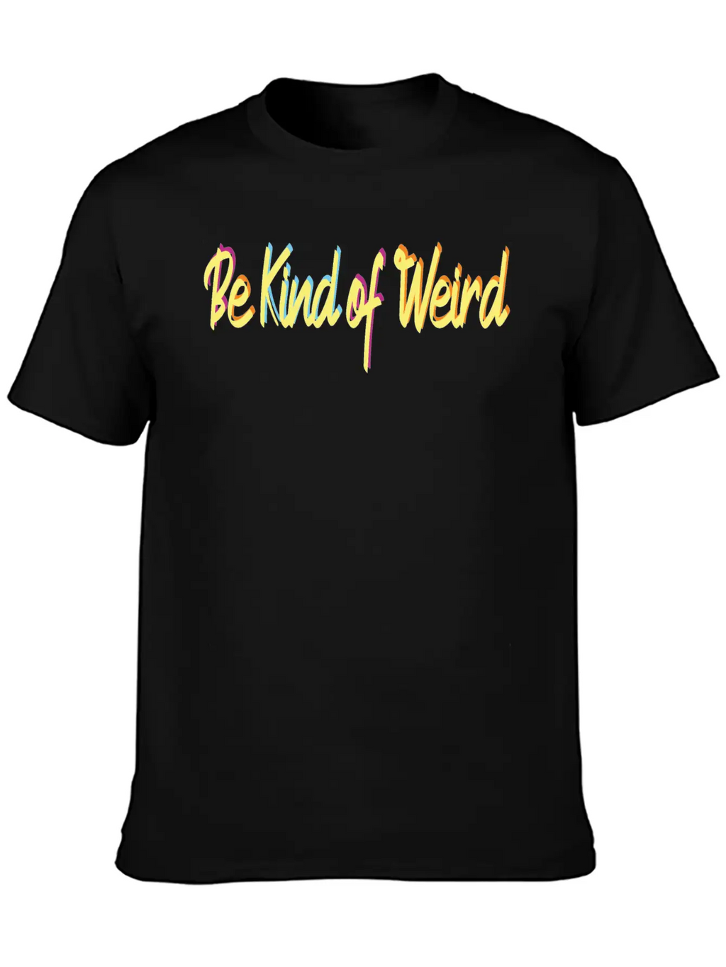 Be Kind Of Weird Vibes Only Breathable Soft Cotton T-Shirt – Timeless Casual Look