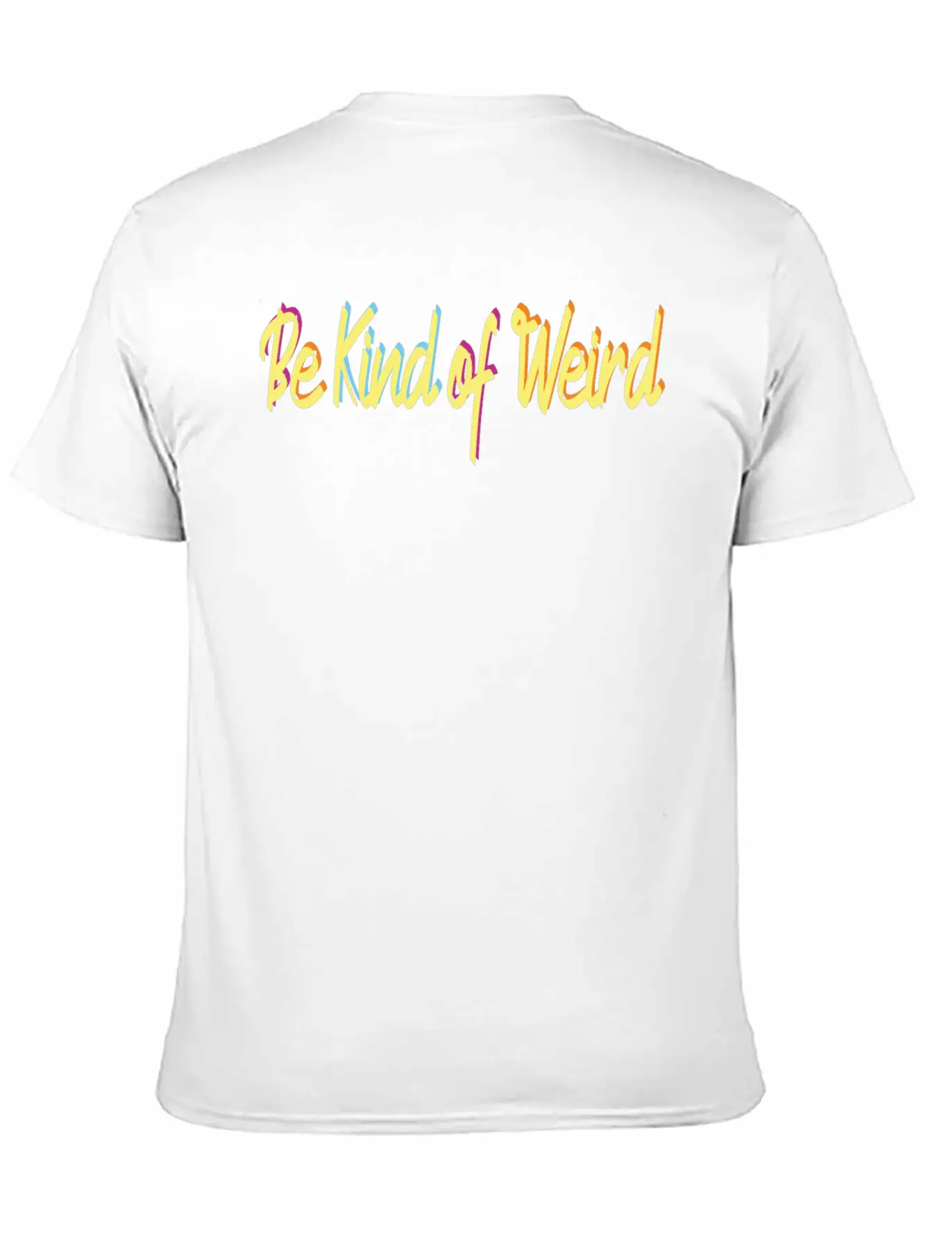 Be Kind Of Weird Vibes Only Breathable Soft Cotton T-Shirt – Timeless Casual Look