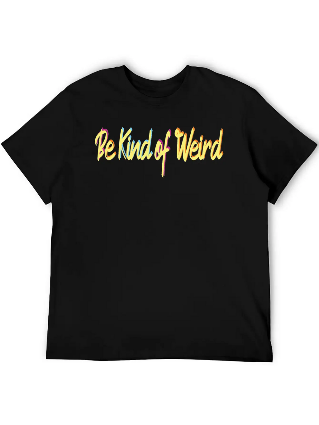Be Kind Of Weird Vibes Only Breathable Soft Cotton T-Shirt – Timeless Casual Look