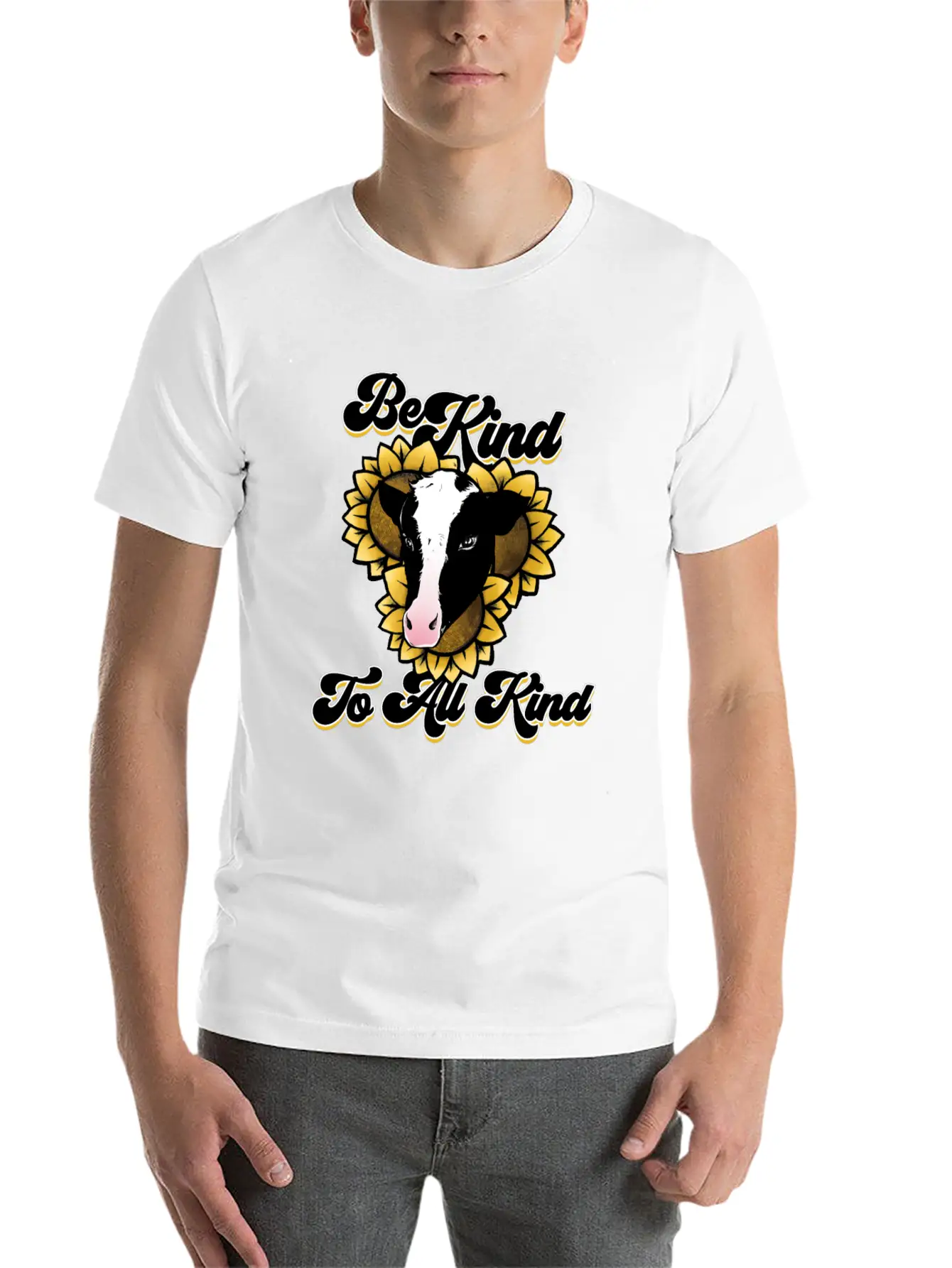 Be Kind To All Kind Relaxed Everyday Tee – Lightweight And Durable Cotton