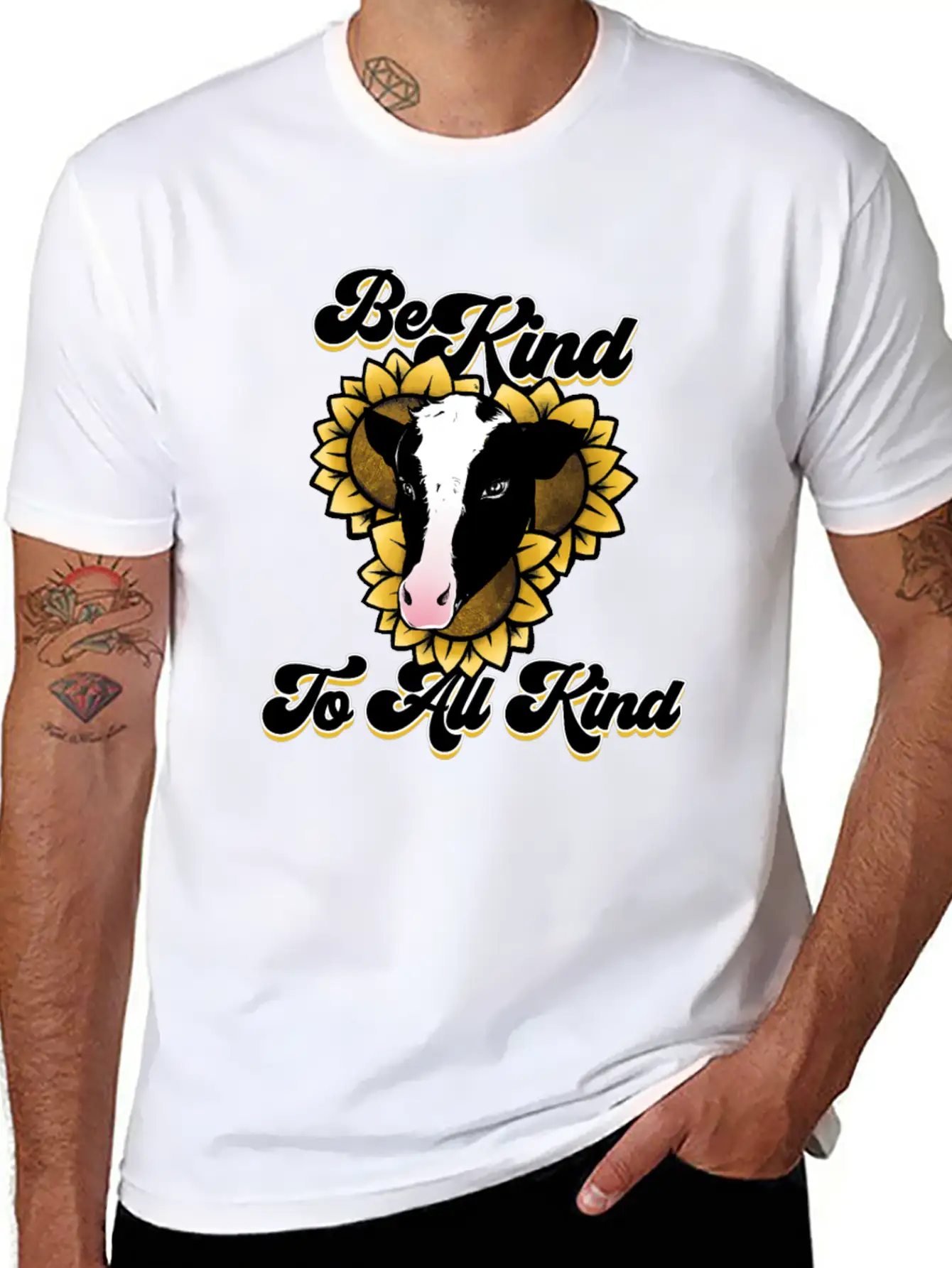 Be Kind To All Kind Relaxed Everyday Tee – Lightweight And Durable Cotton