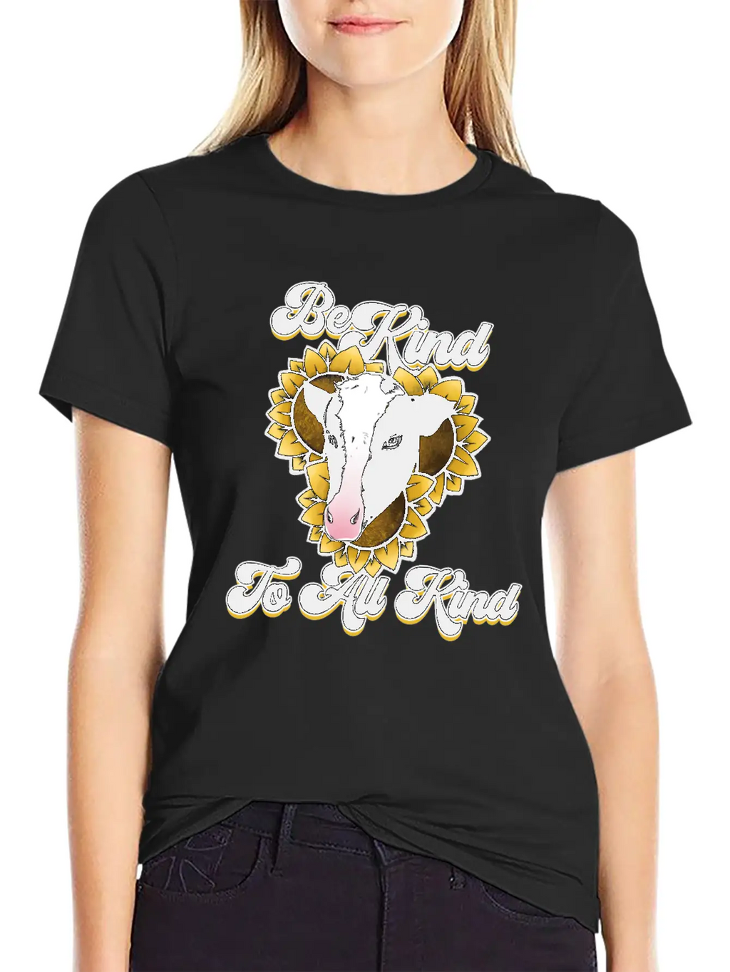 Be Kind To All Kind Relaxed Everyday Tee – Lightweight And Durable Cotton