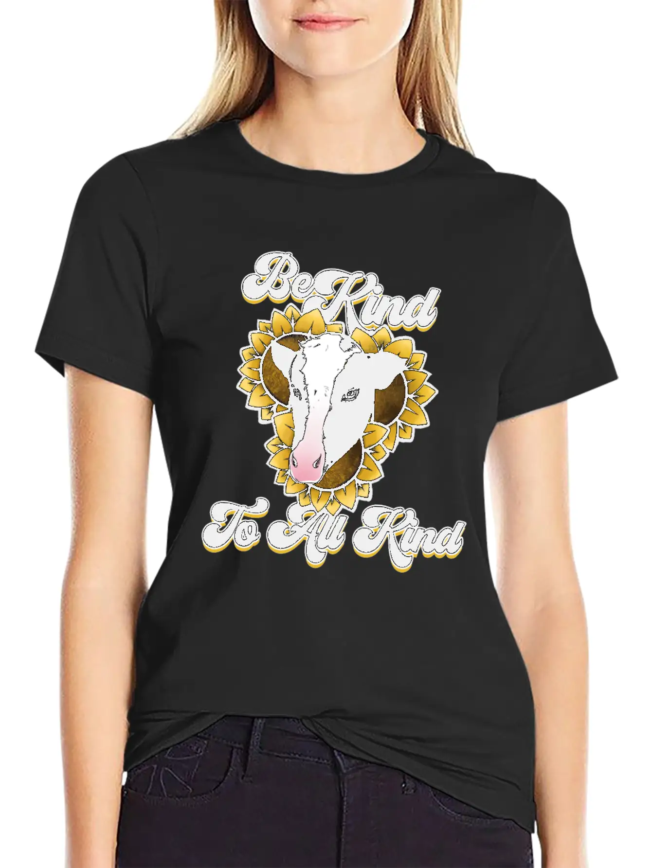 Be Kind To All Kind Relaxed Everyday Tee – Lightweight And Durable Cotton
