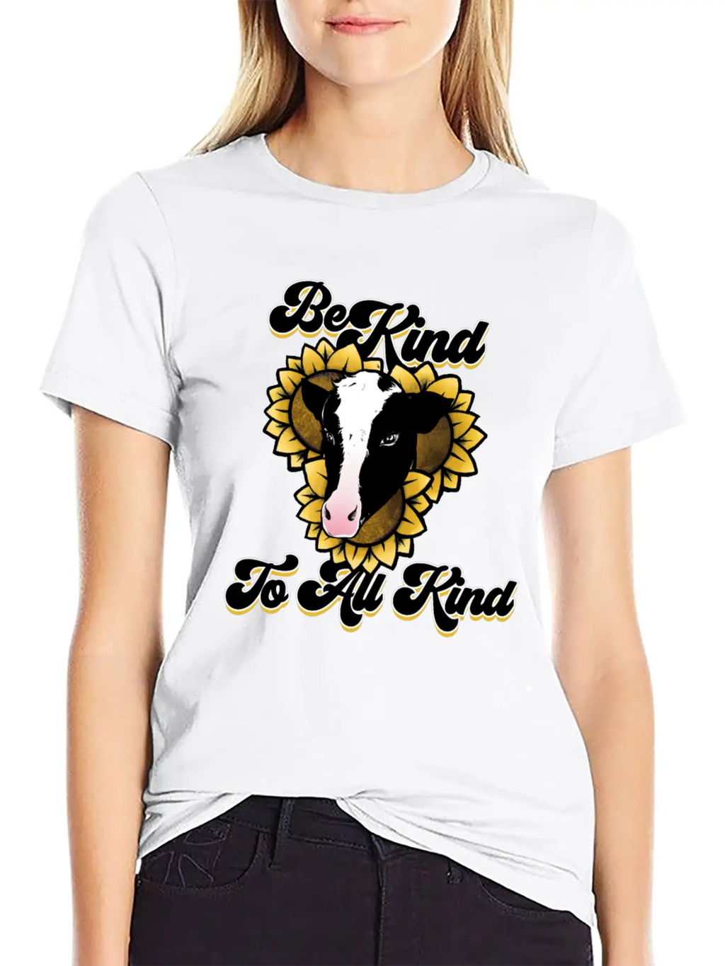 Be Kind To All Kind Relaxed Everyday Tee – Lightweight And Durable Cotton