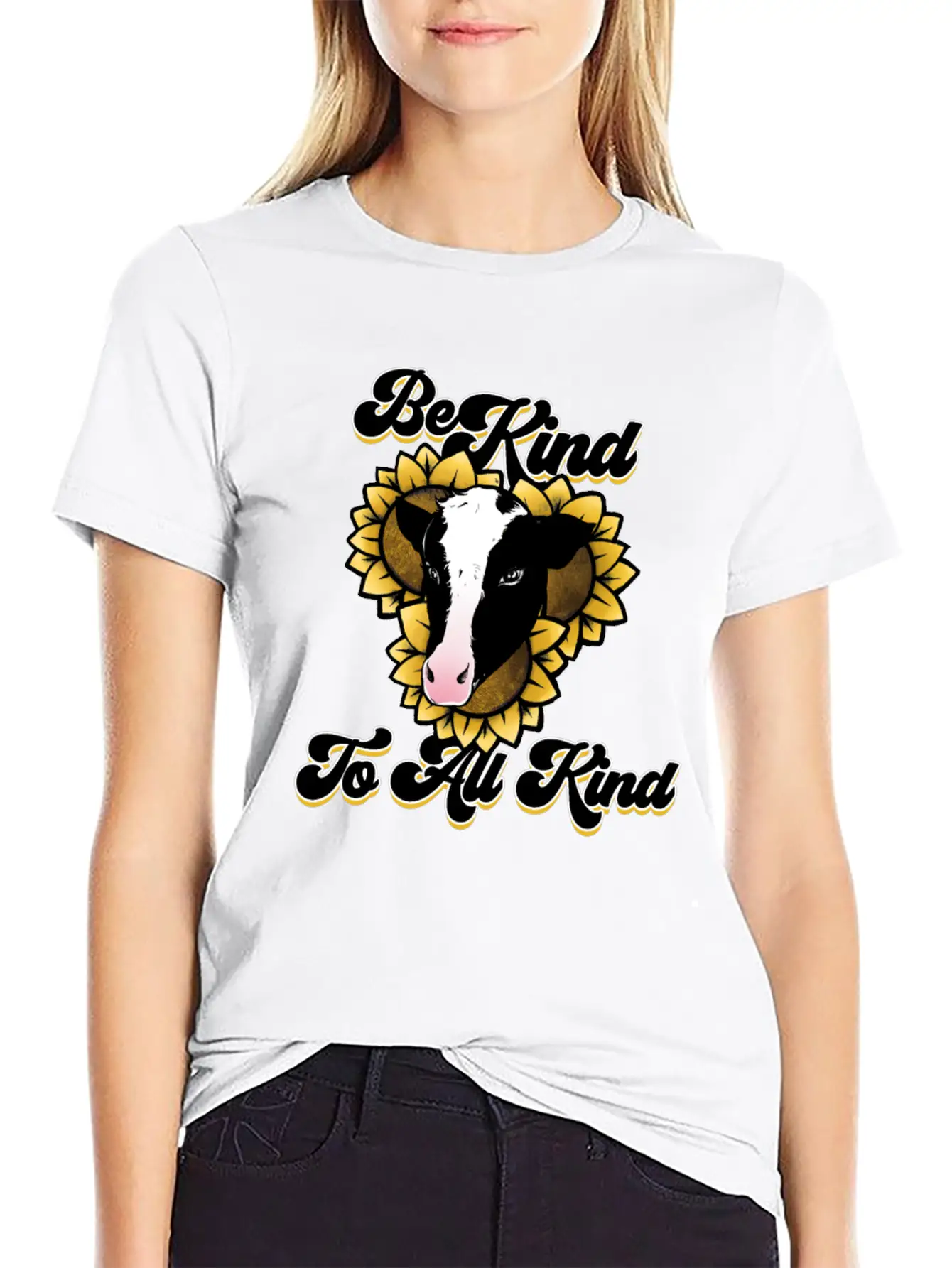 Be Kind To All Kind Relaxed Everyday Tee – Lightweight And Durable Cotton