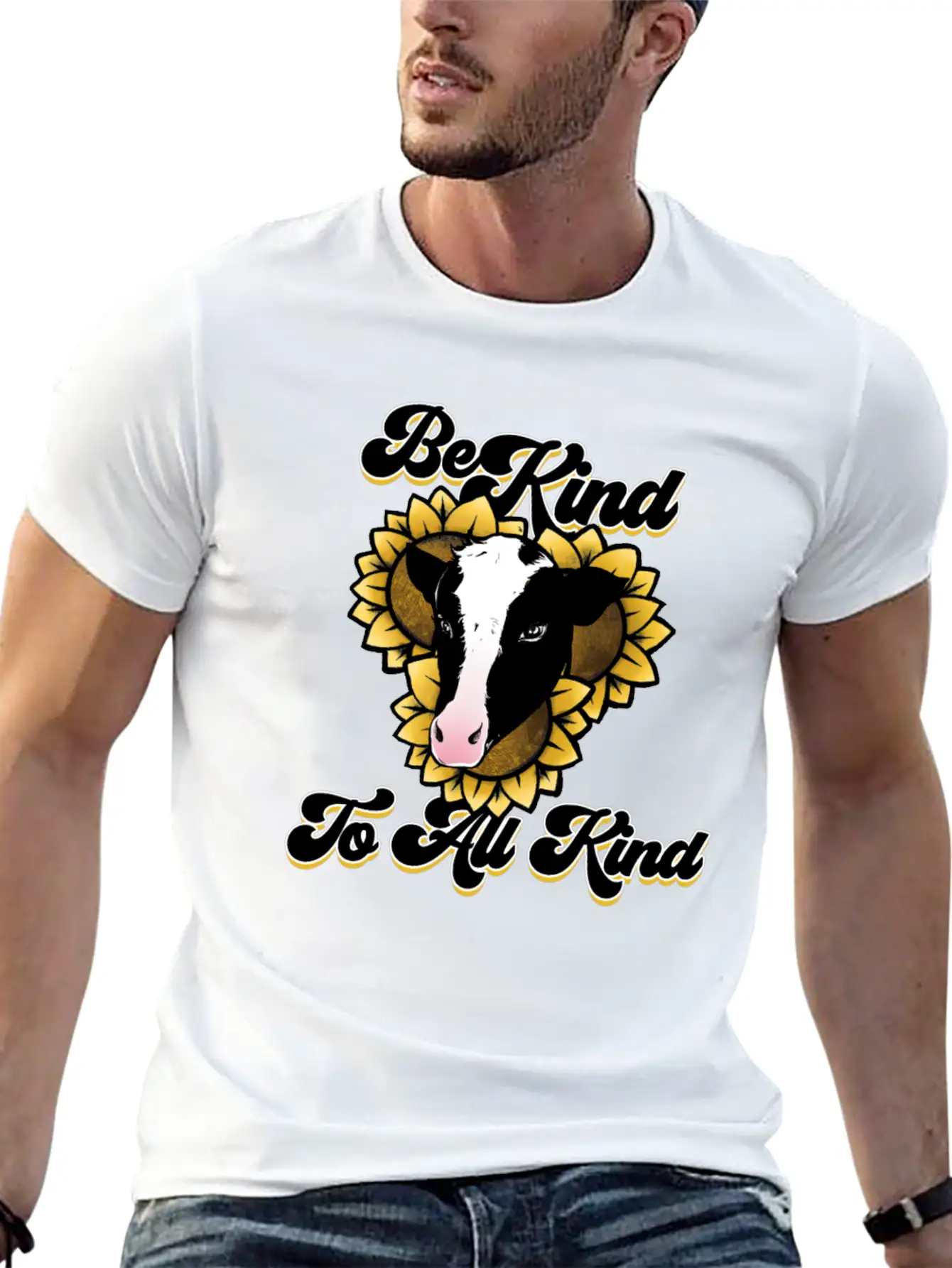 Be Kind To All Kind Relaxed Everyday Tee – Lightweight And Durable Cotton