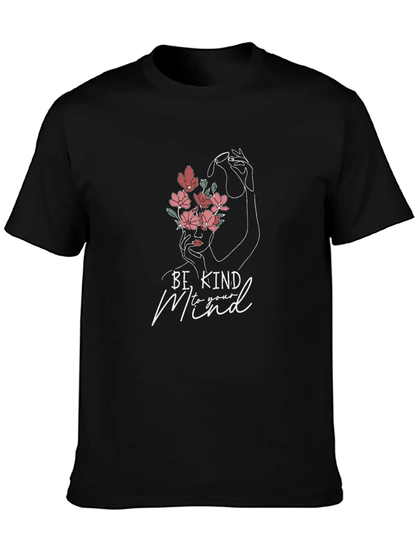 Be Kind To Your Mind - Mental Illness Essential Cotton Tee For Daily Outfits – Unisex Style