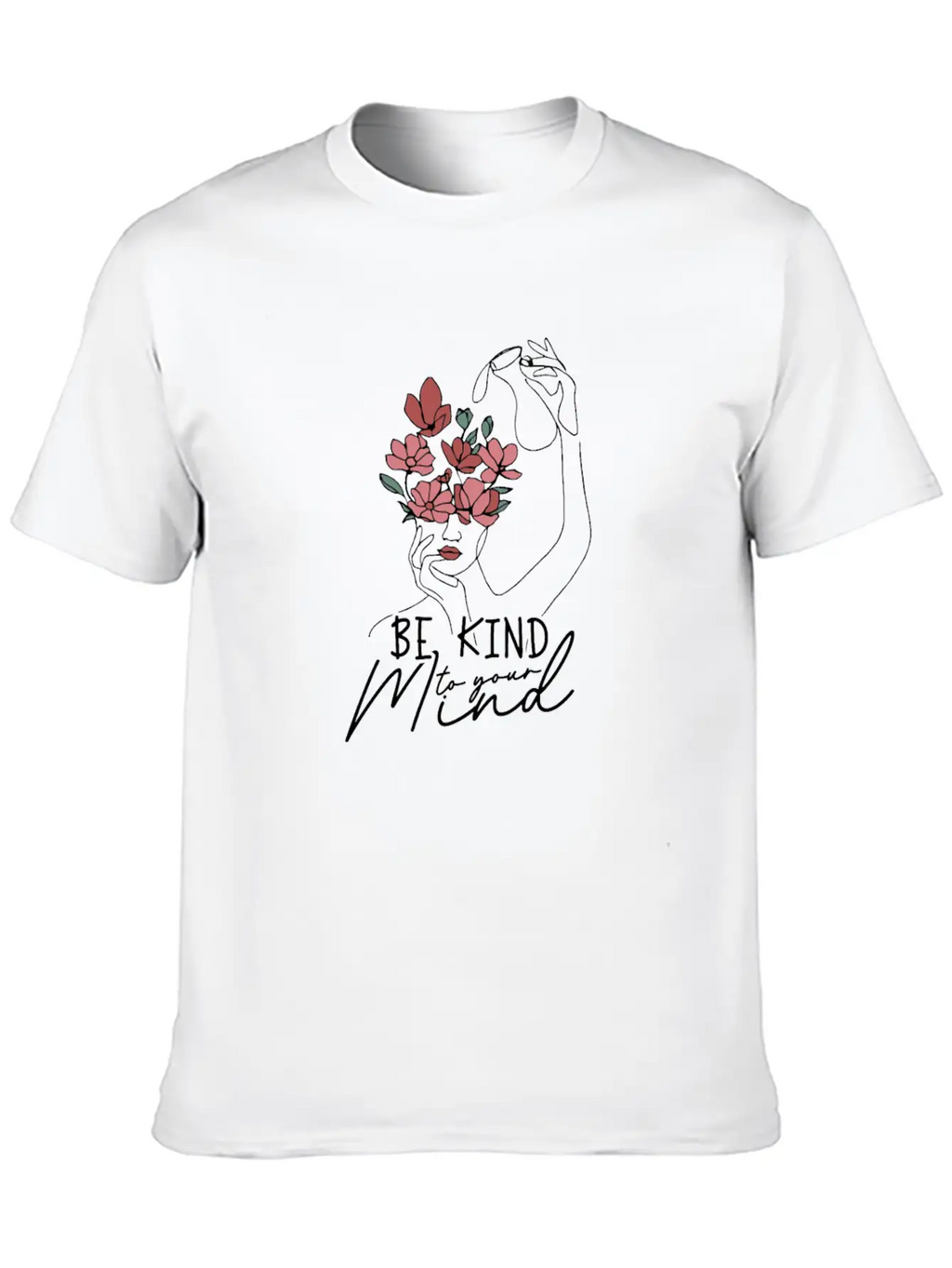 Be Kind To Your Mind - Mental Illness Essential Cotton Tee For Daily Outfits – Unisex Style