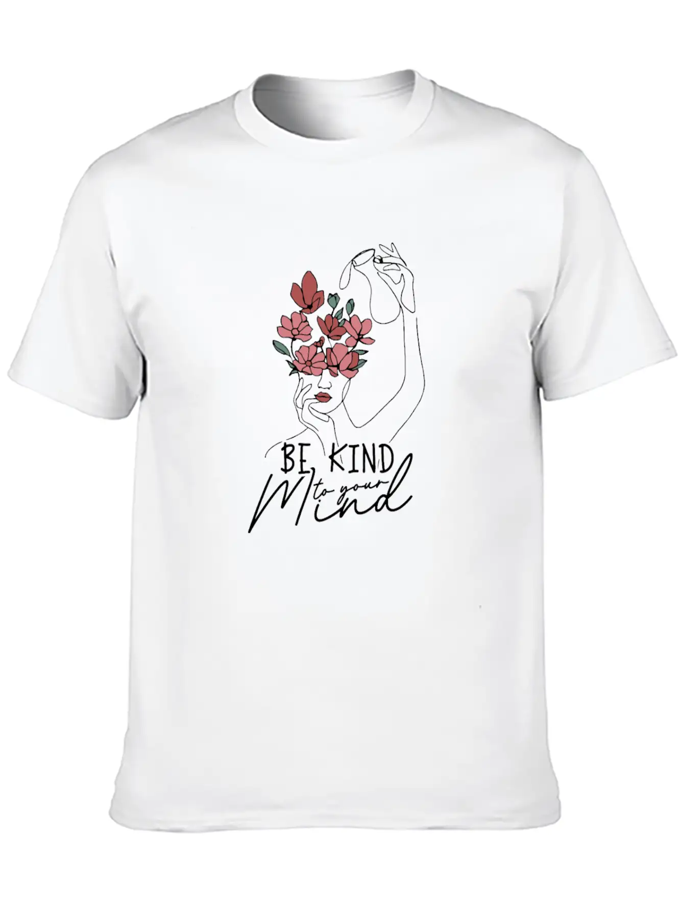 Be Kind To Your Mind - Mental Illness Essential Cotton Tee For Daily Outfits – Unisex Style