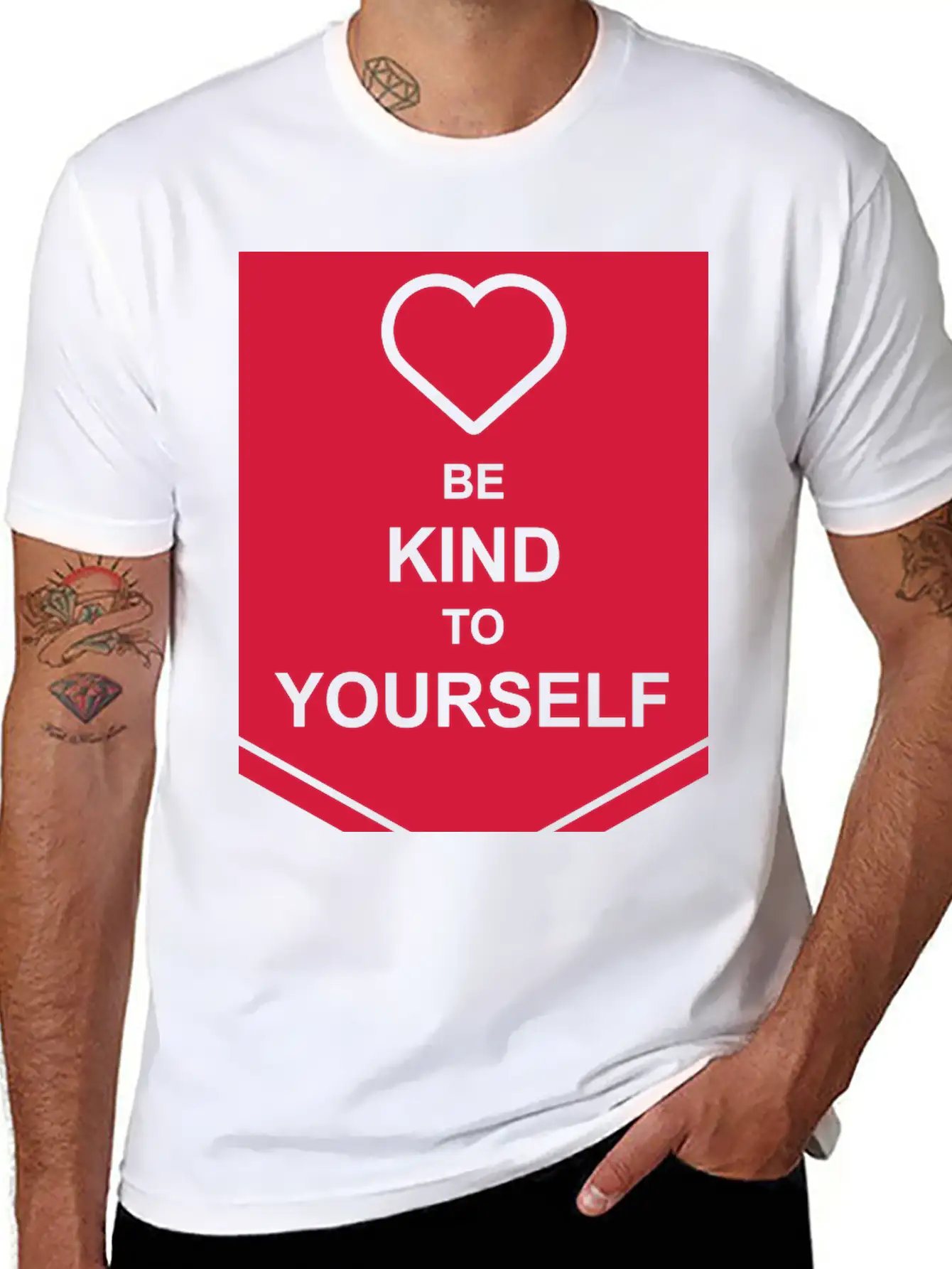 Be Kind To Yourself Breathable Soft Cotton T-Shirt – Timeless Casual Look