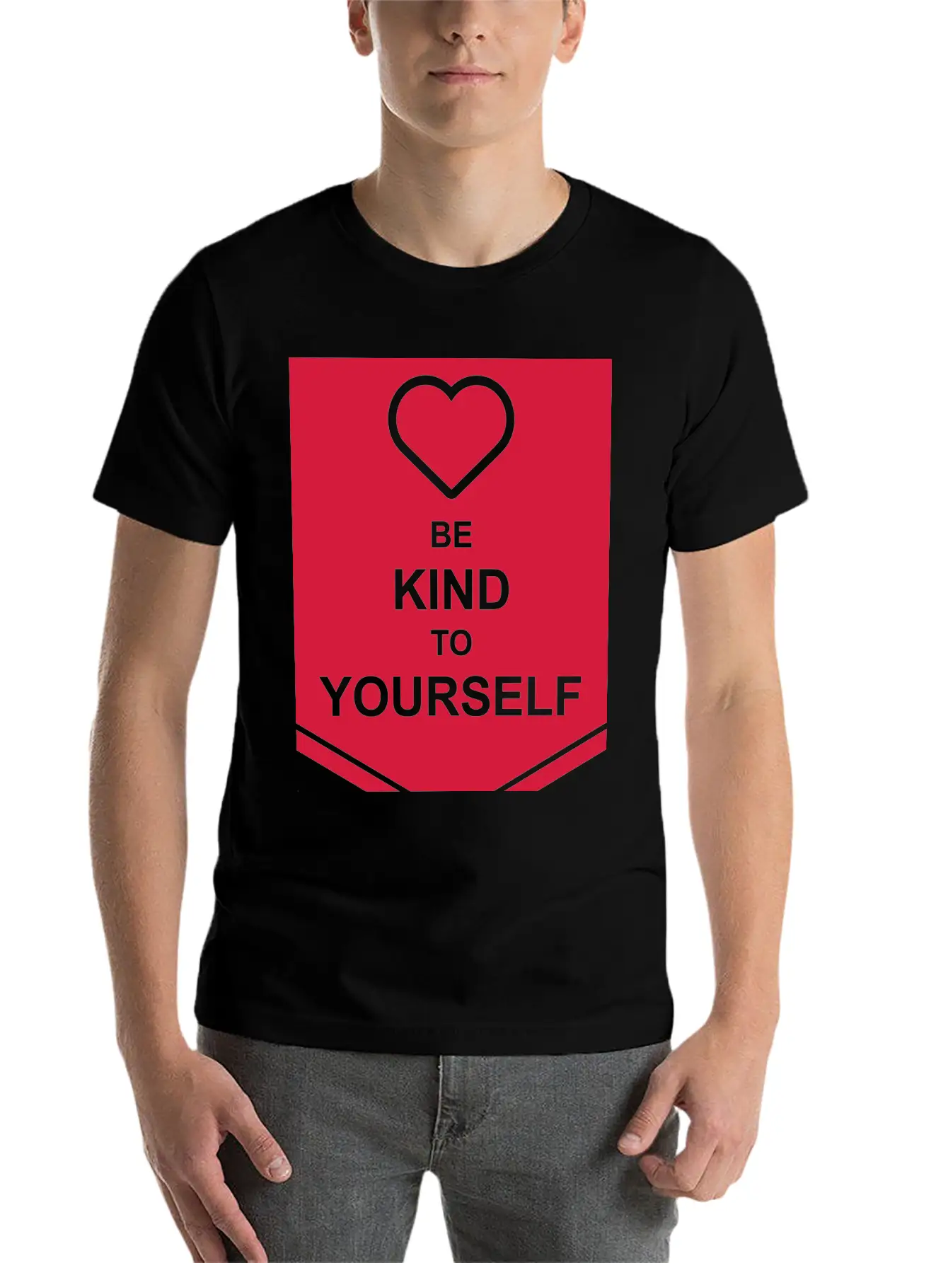 Be Kind To Yourself Breathable Soft Cotton T-Shirt – Timeless Casual Look