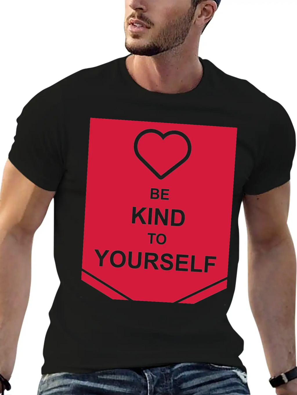 Be Kind To Yourself Breathable Soft Cotton T-Shirt – Timeless Casual Look