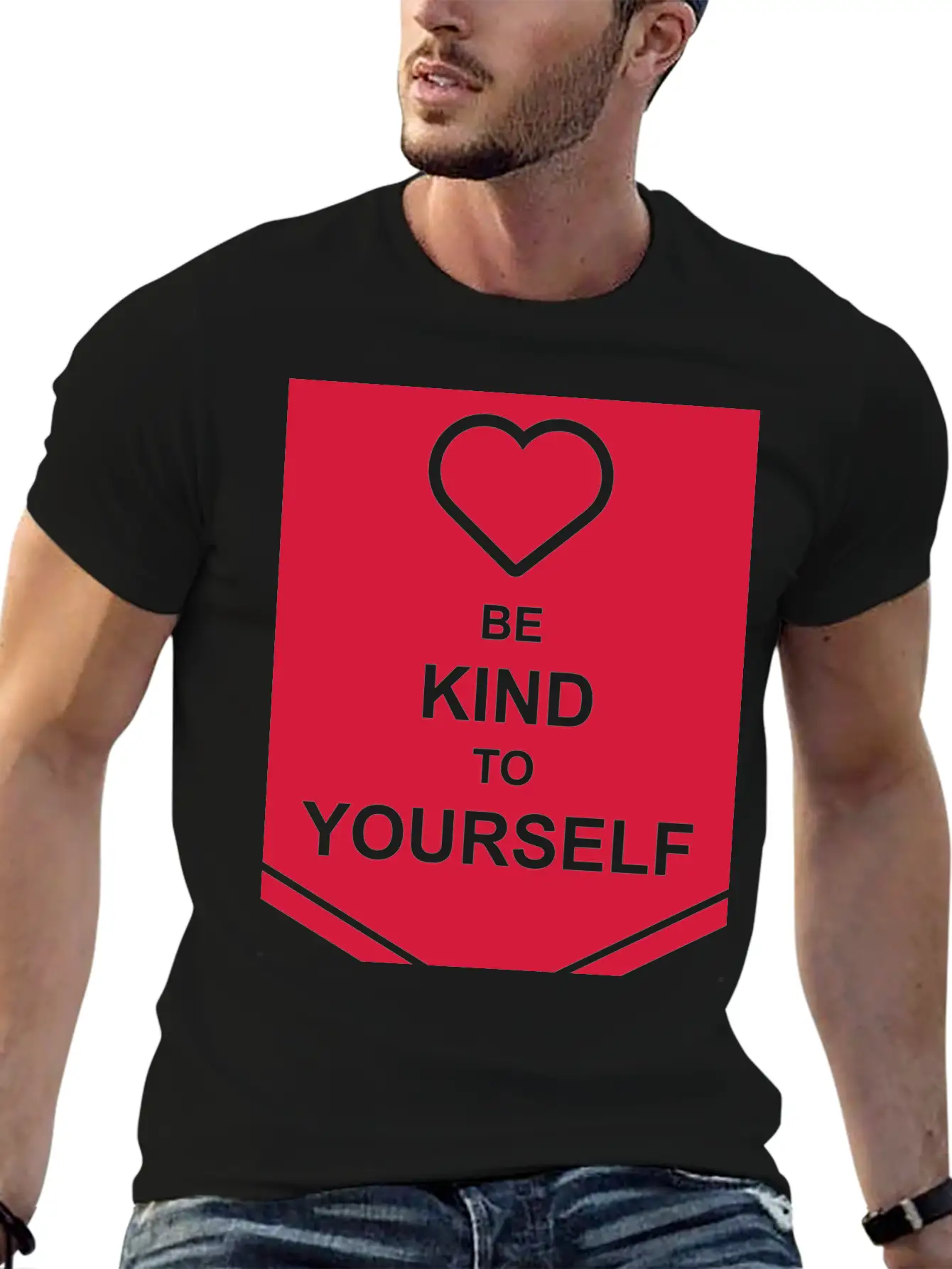 Be Kind To Yourself Breathable Soft Cotton T-Shirt – Timeless Casual Look