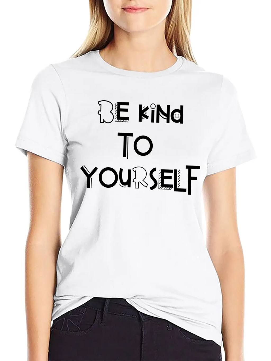Be Kind To Yourself Timeless Short Sleeve Tee – Comfy And Minimalist Design